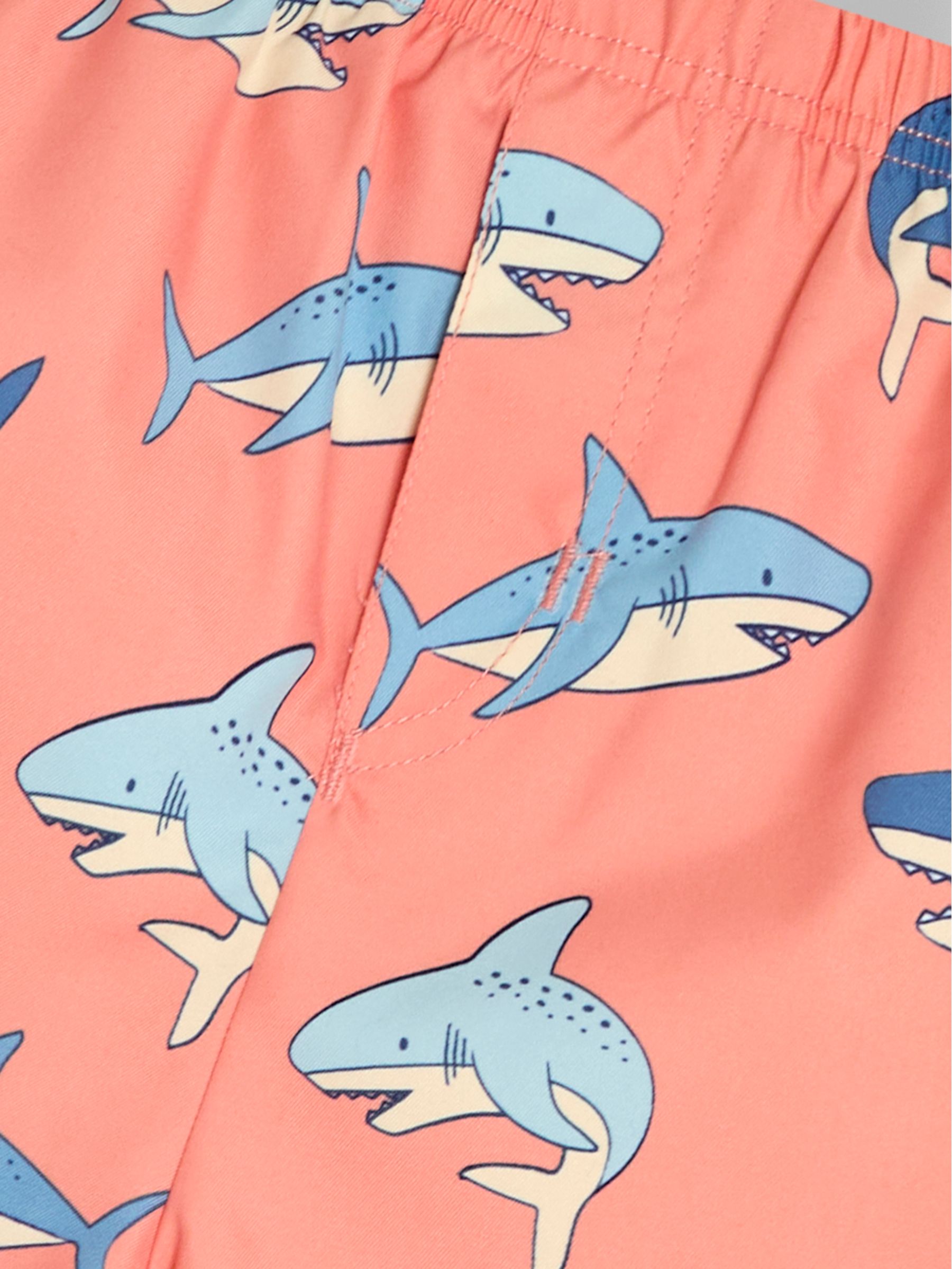 Shark Print Swim Shorts - Image 3 of 3