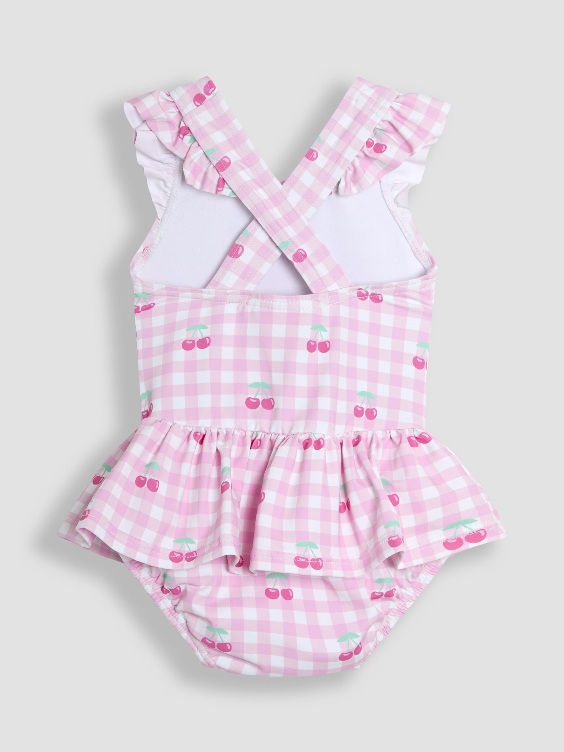 Gingham Swimsuit with Nappy - Image 2 of 3