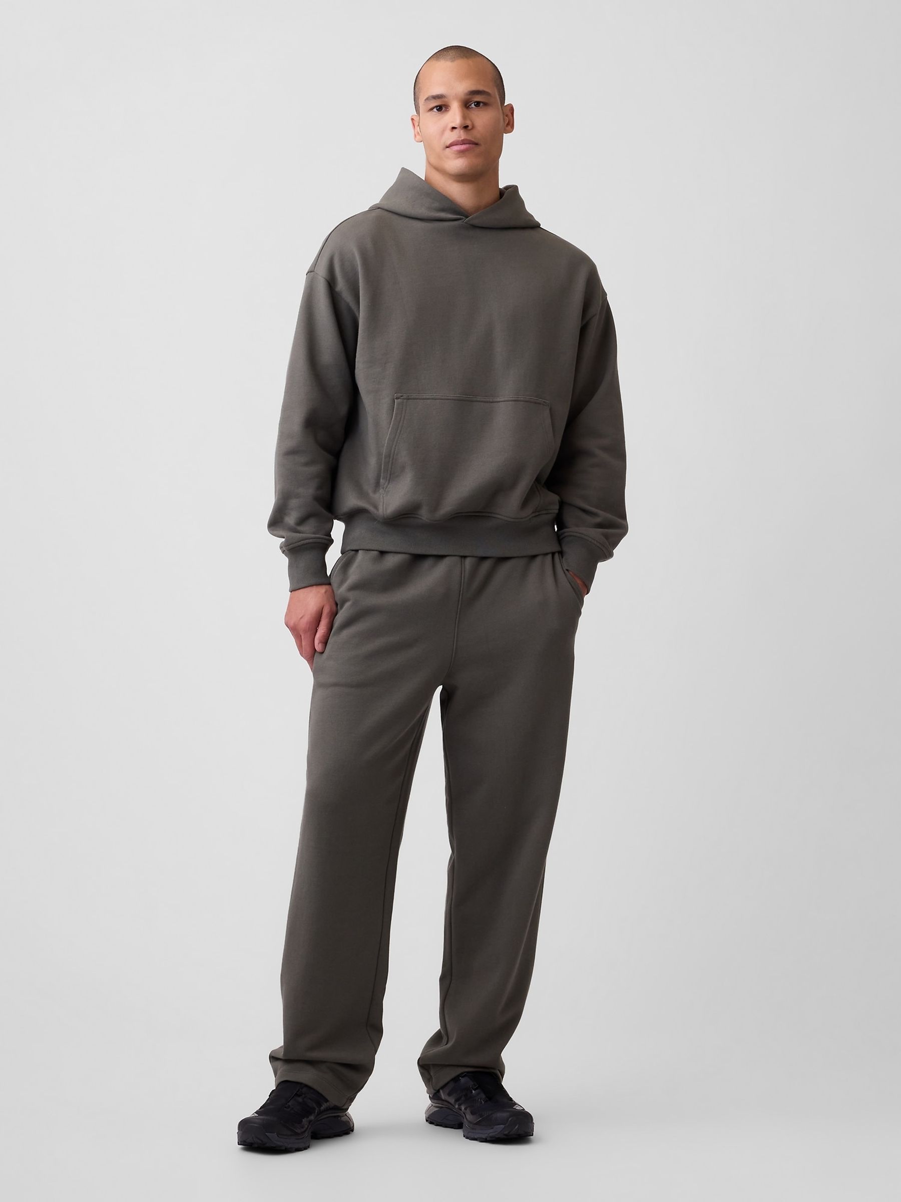 Brown Heavyweight Relaxed Joggers - Image 3 of 4