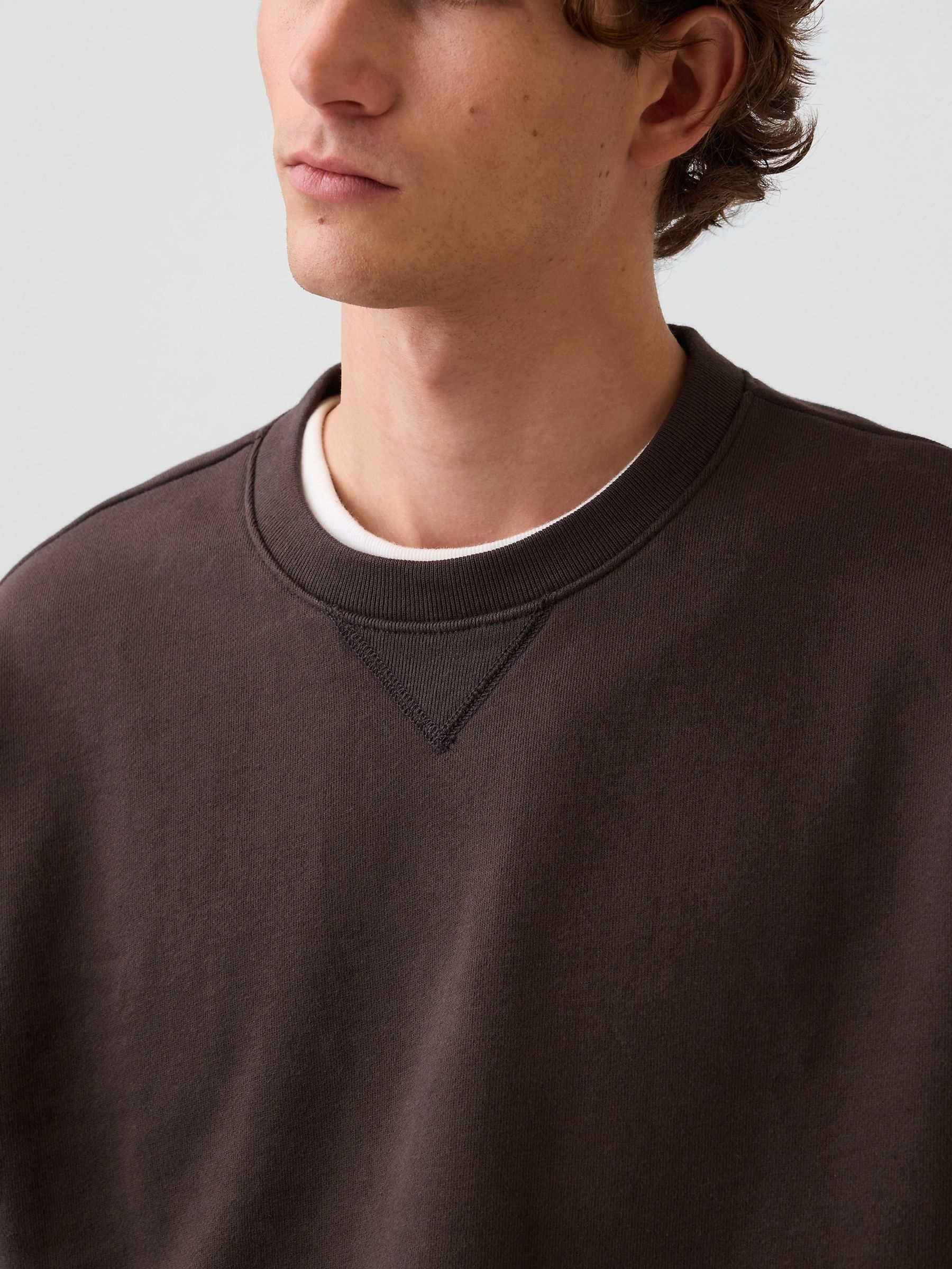 Brown Heavyweight Oversized Sweatshirt - Image 4 of 4