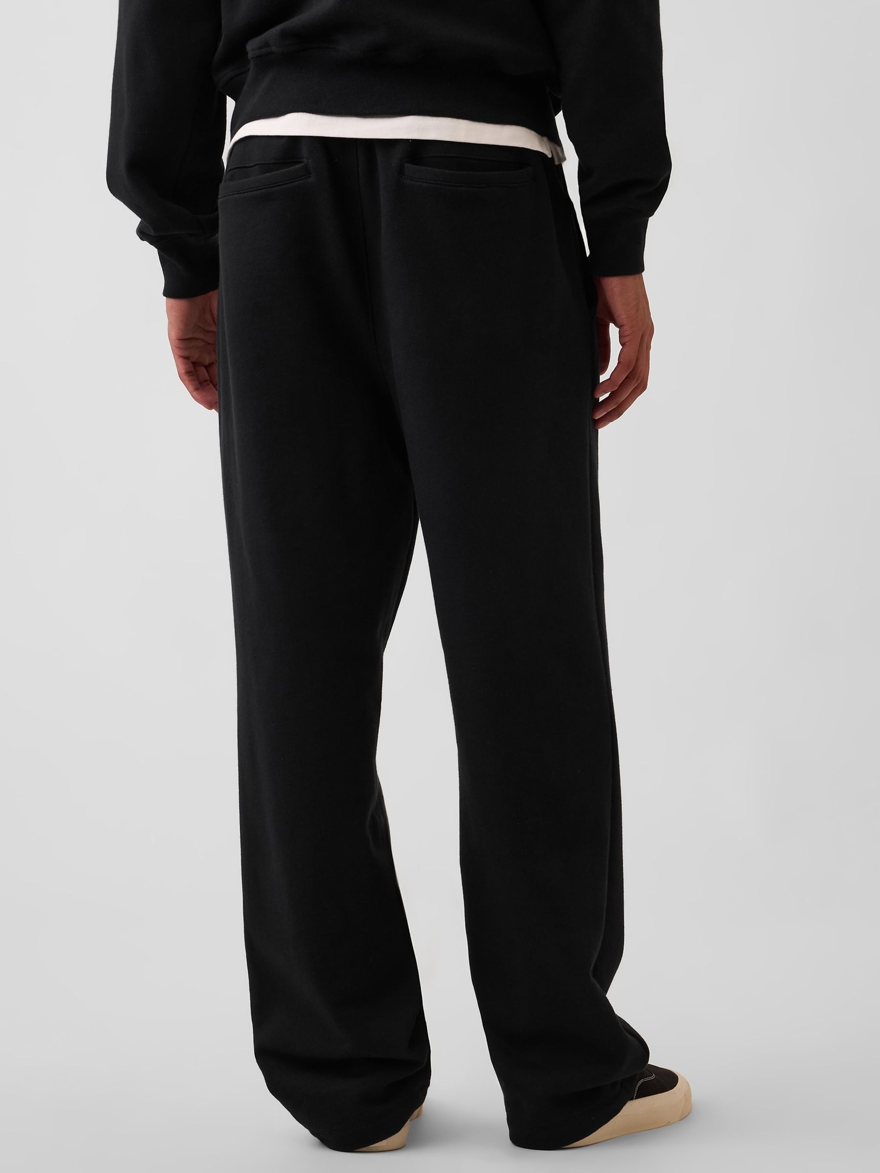 Black Heavyweight Relaxed Joggers - Image 2 of 4