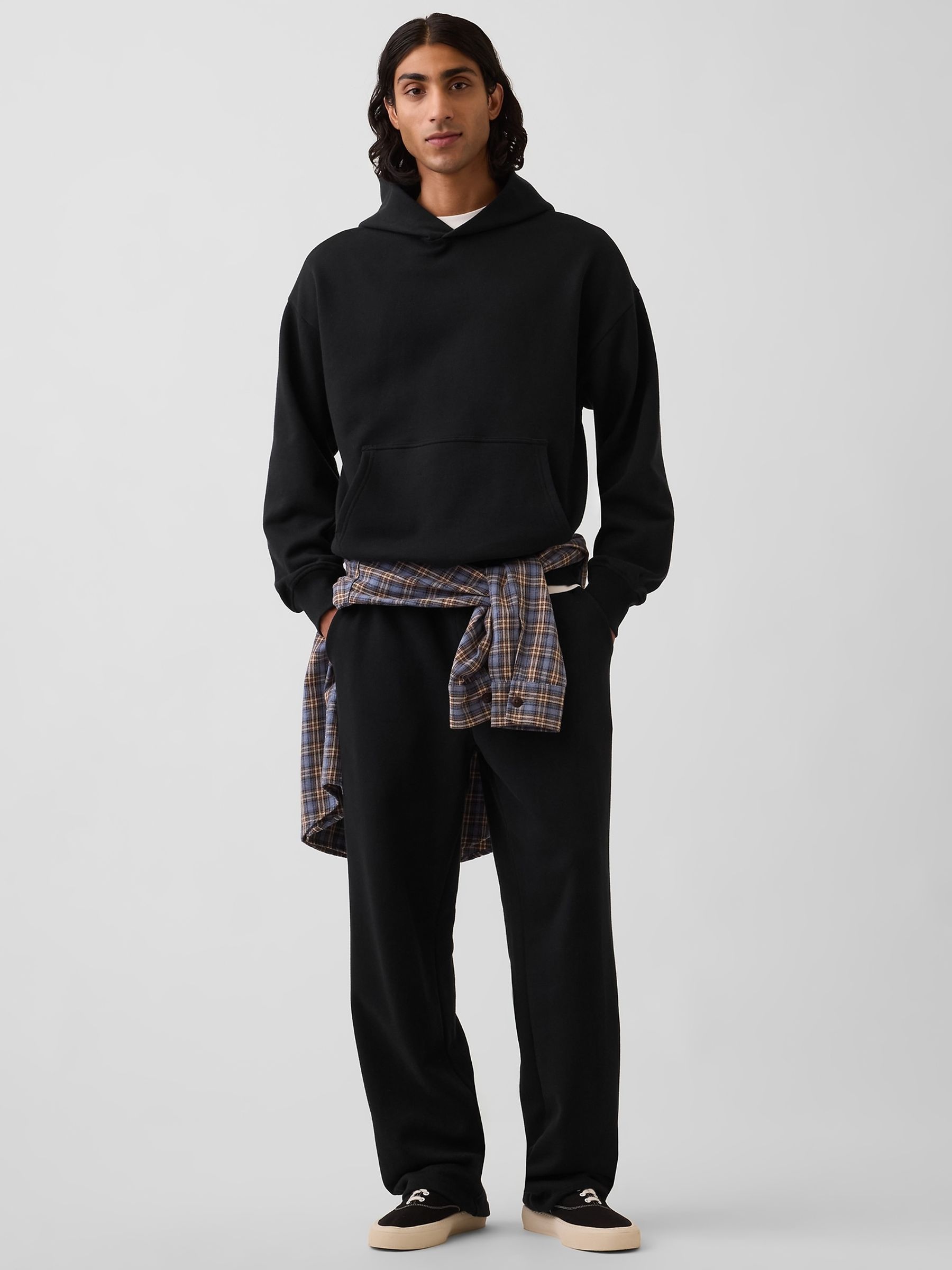 Black Heavyweight Relaxed Joggers - Image 3 of 4