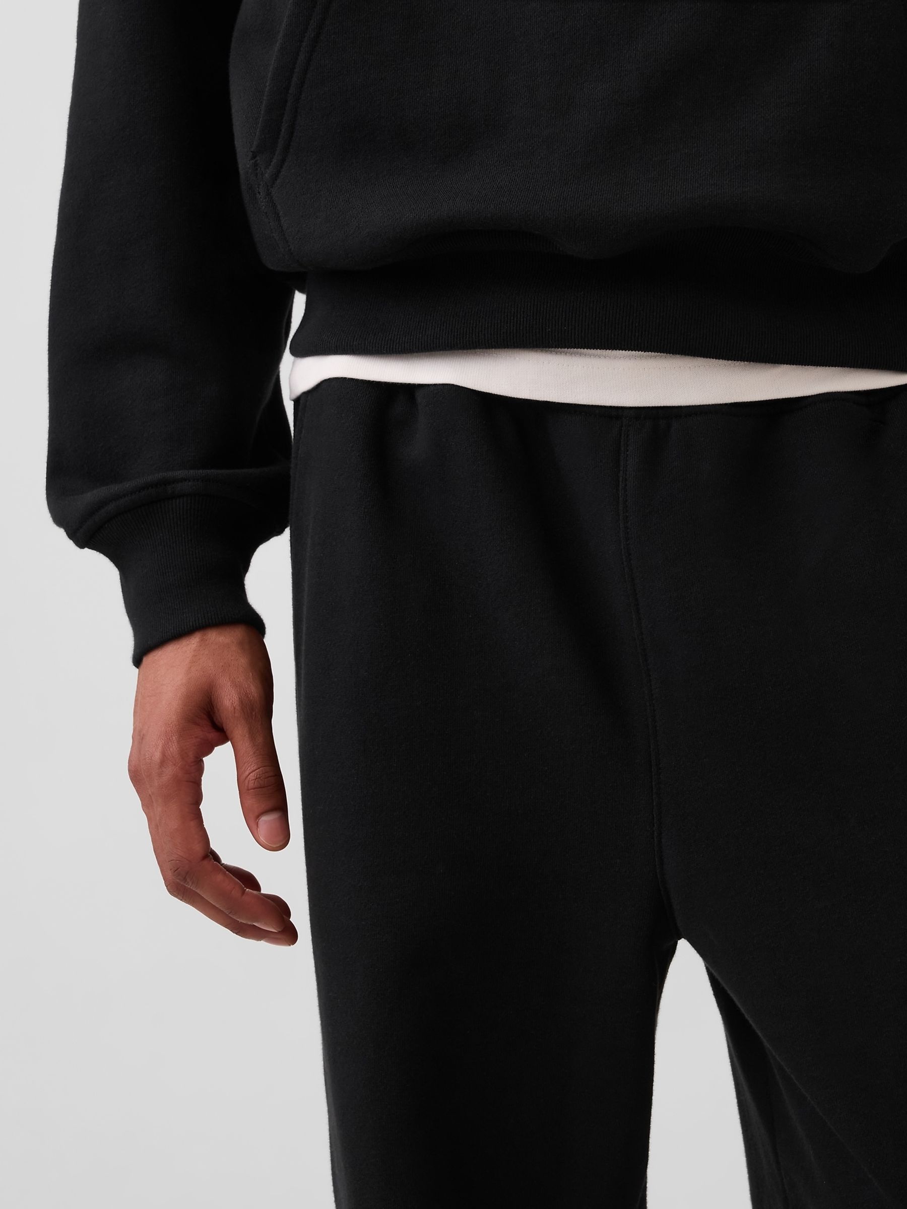 Black Heavyweight Relaxed Joggers - Image 4 of 4