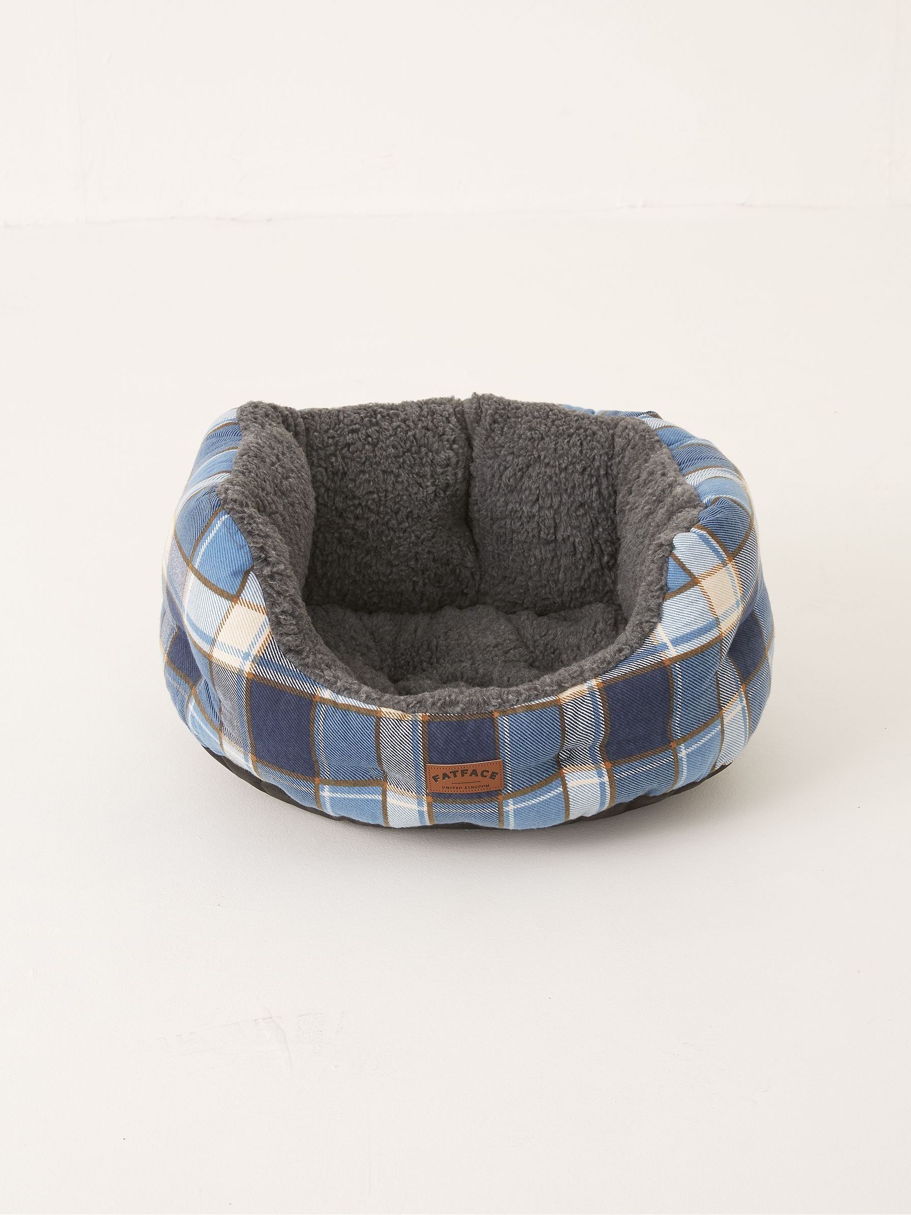 Blue 45cm Check Pet Bed - Image 2 of 4