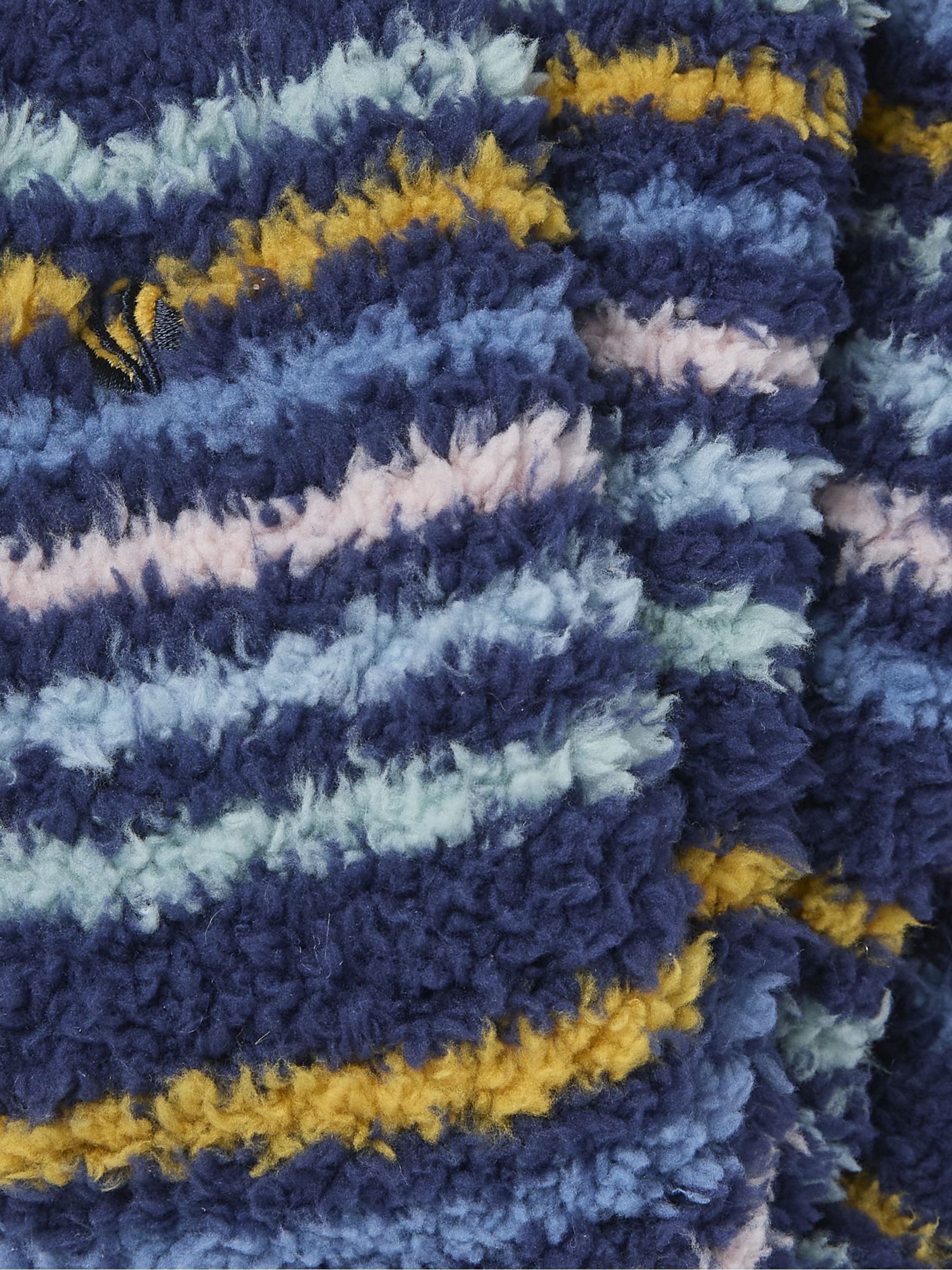 Blue Fluffy Stripe Socks - Image 2 of 2