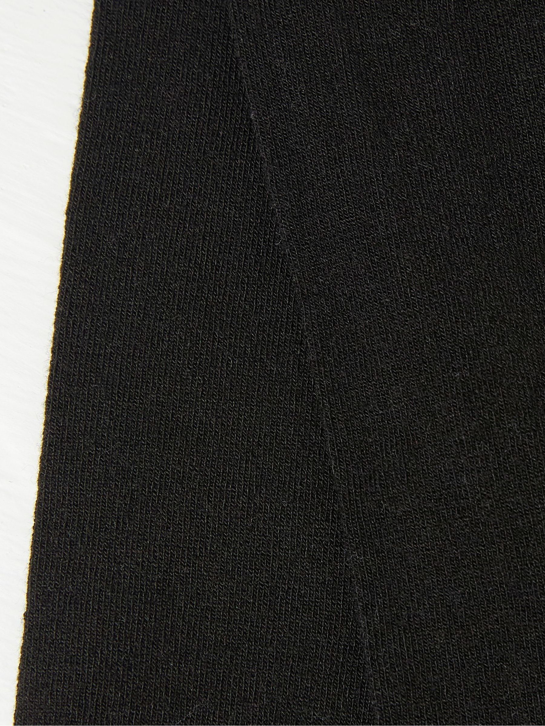 Black Plain Tights - Image 2 of 2