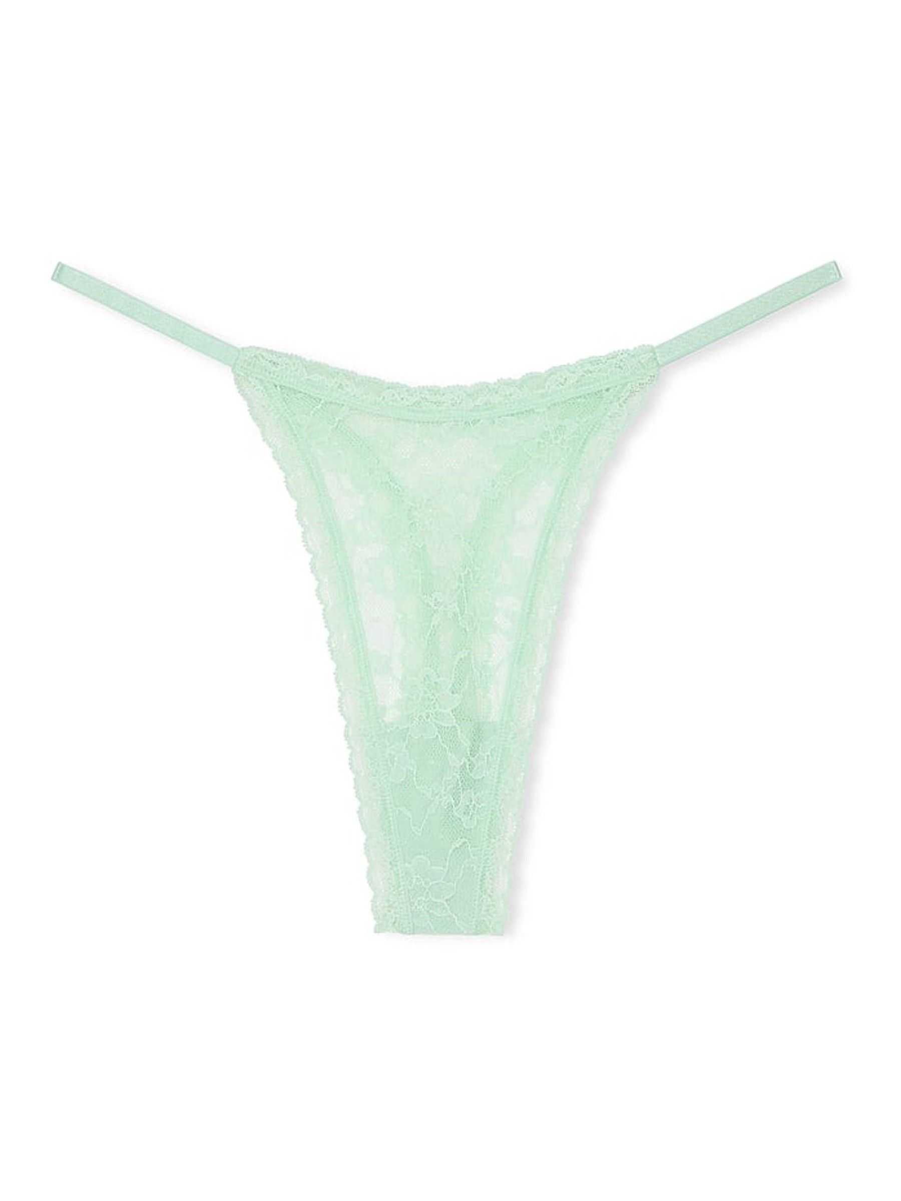 Pretty Mint Green Thong Knickers - Image 3 of 3