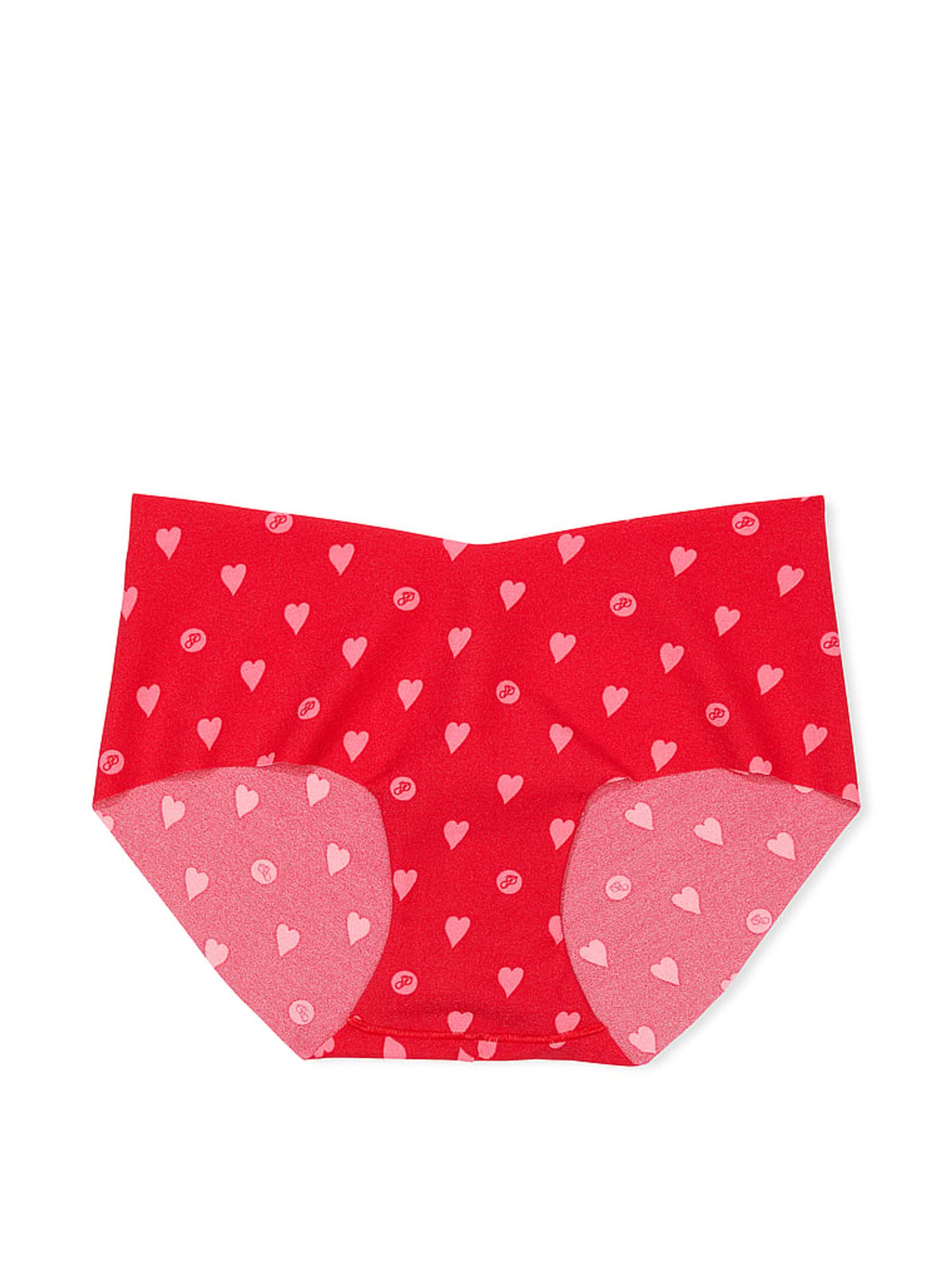 Vermillion Red Heart Hipster Knickers - Image 3 of 3
