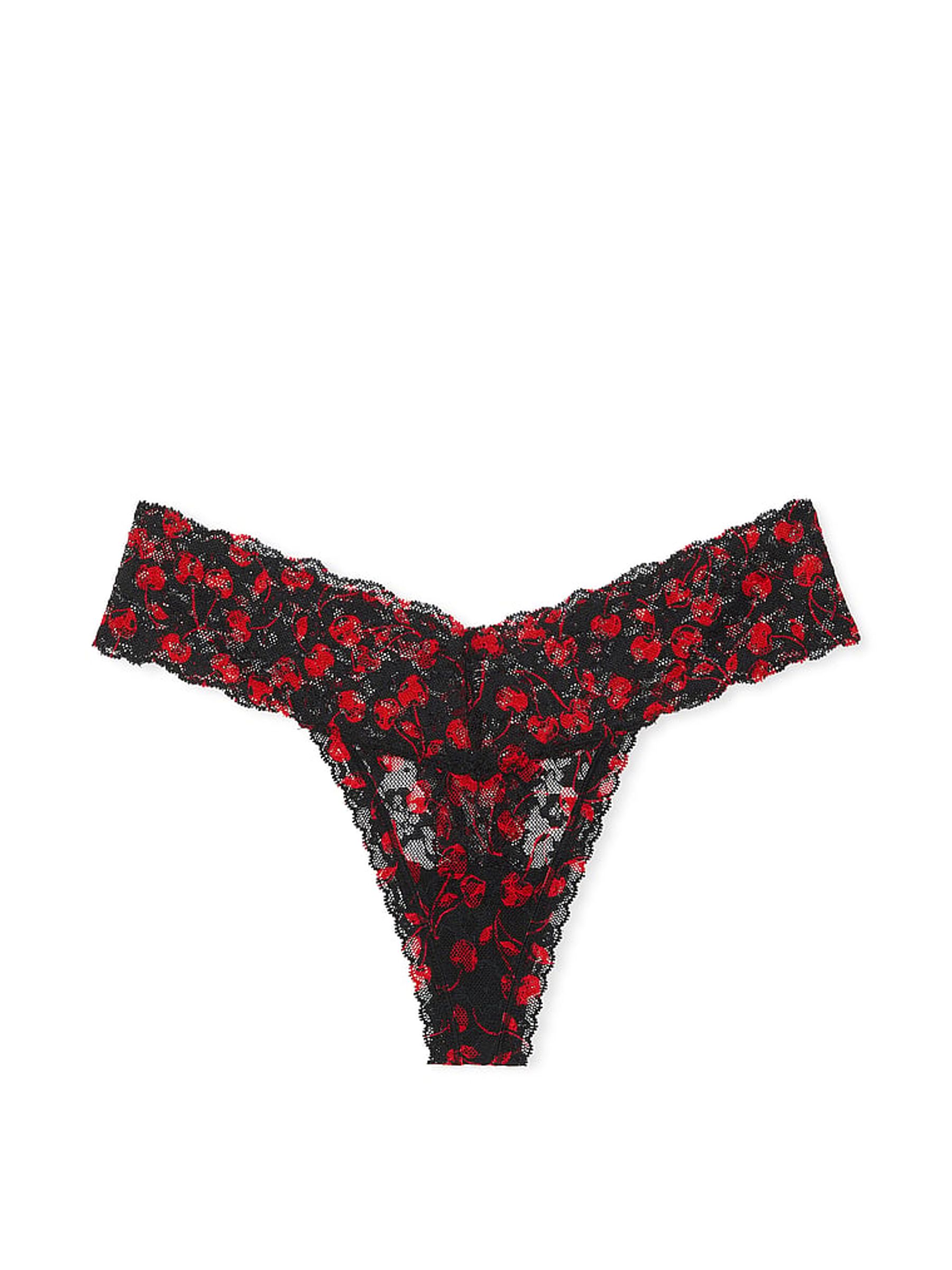 Black Cherries Thong Knickers - Image 3 of 3