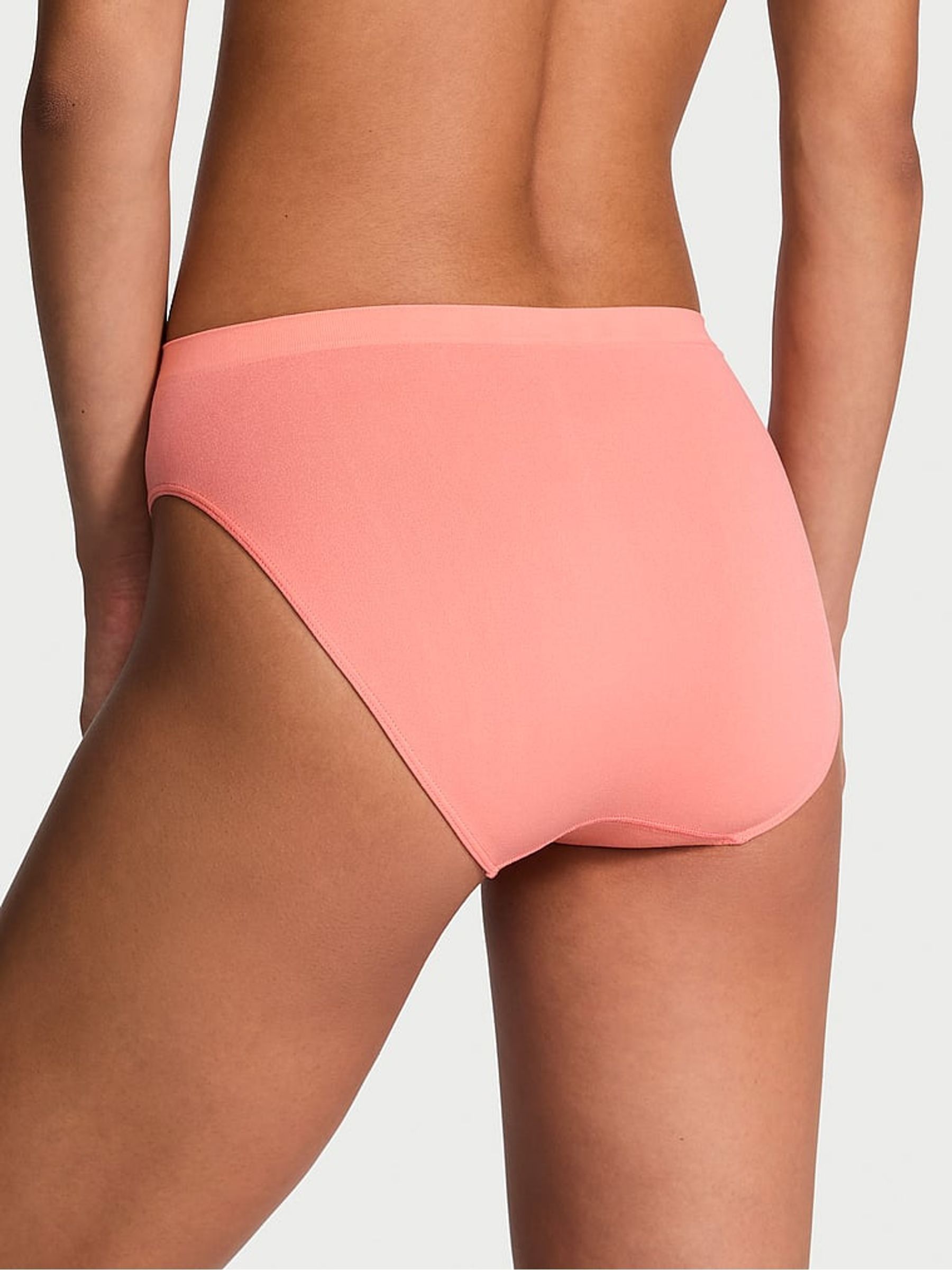 Coral Ribbon Orange Brief Knickers - Image 2 of 3
