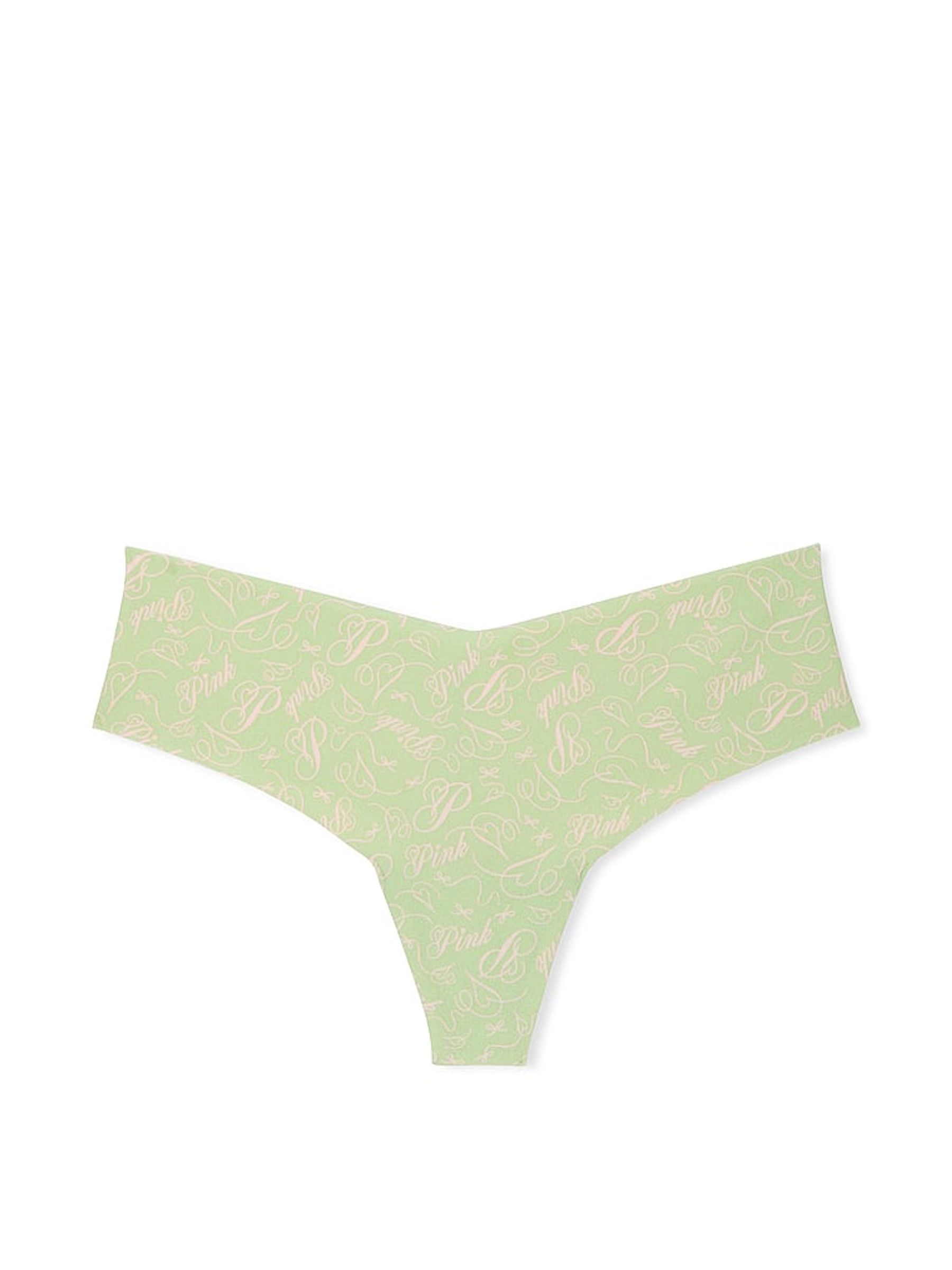 Pale Petal Green Thong Knickers - Image 3 of 3