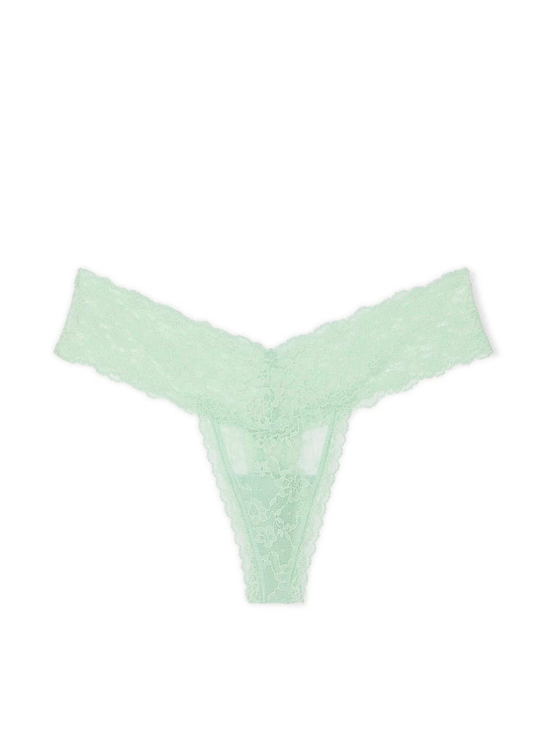Pretty Mint Green Thong Knickers - Image 3 of 3