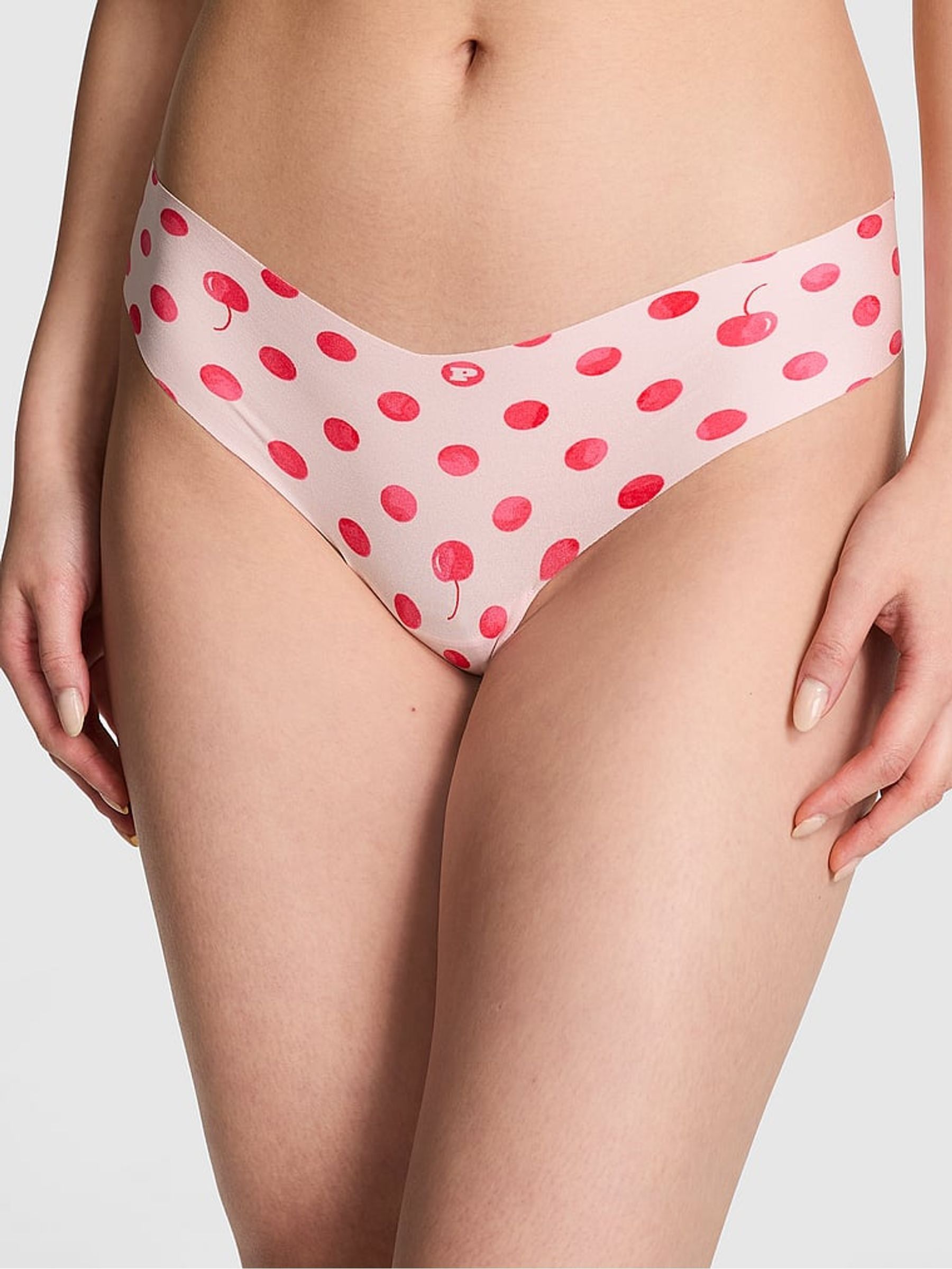 Pink Dot Thong Knickers - Image 1 of 3