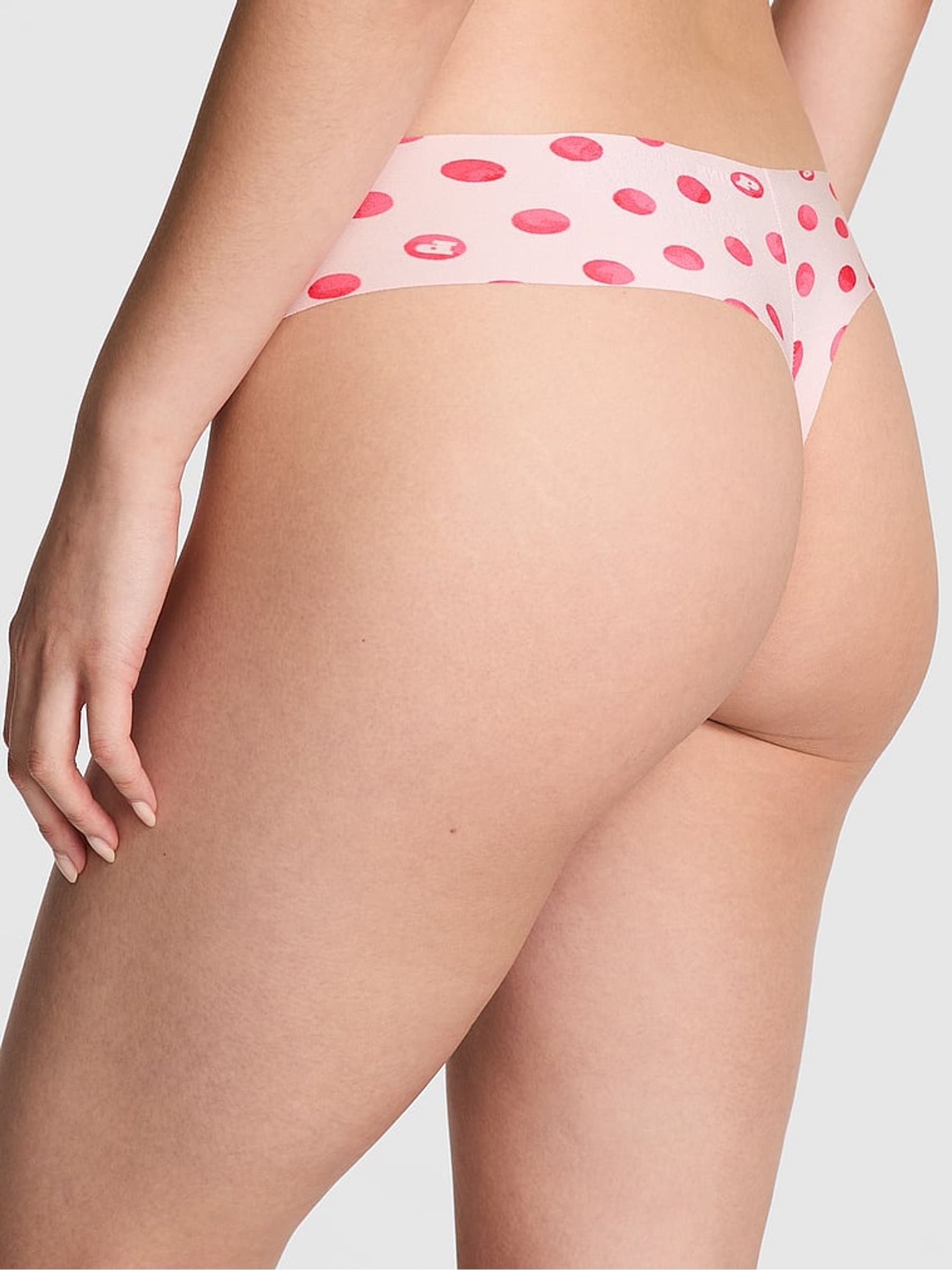 Pink Dot Thong Knickers - Image 2 of 3