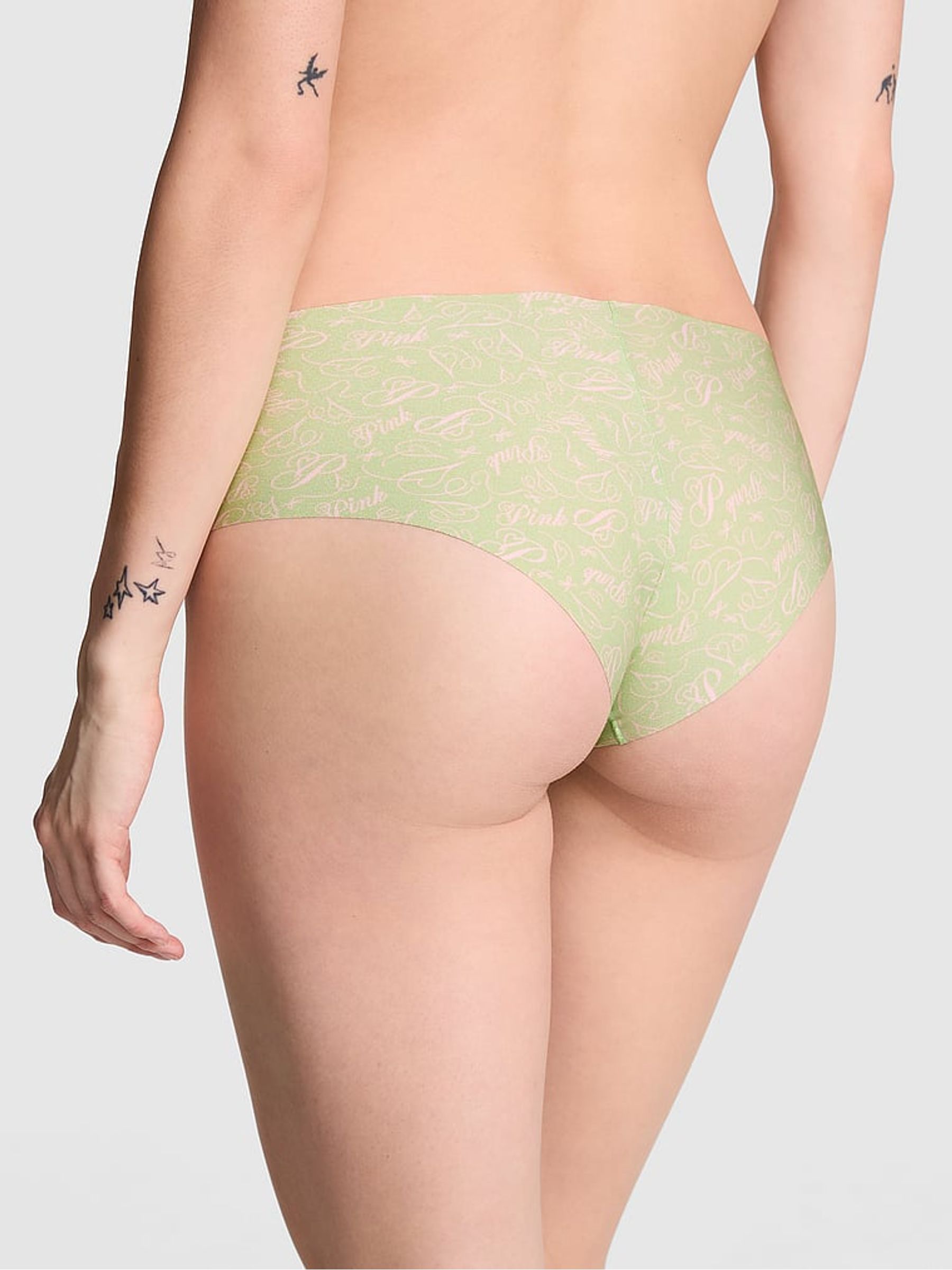 Pale Petal Green Cheeky Knickers - Image 2 of 3
