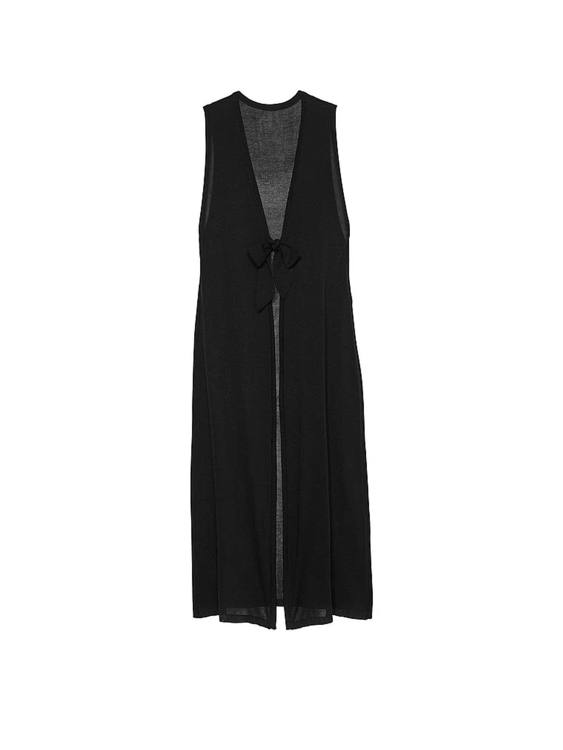 Black Bow Tie Maxi Cover Up - Image 3 of 3