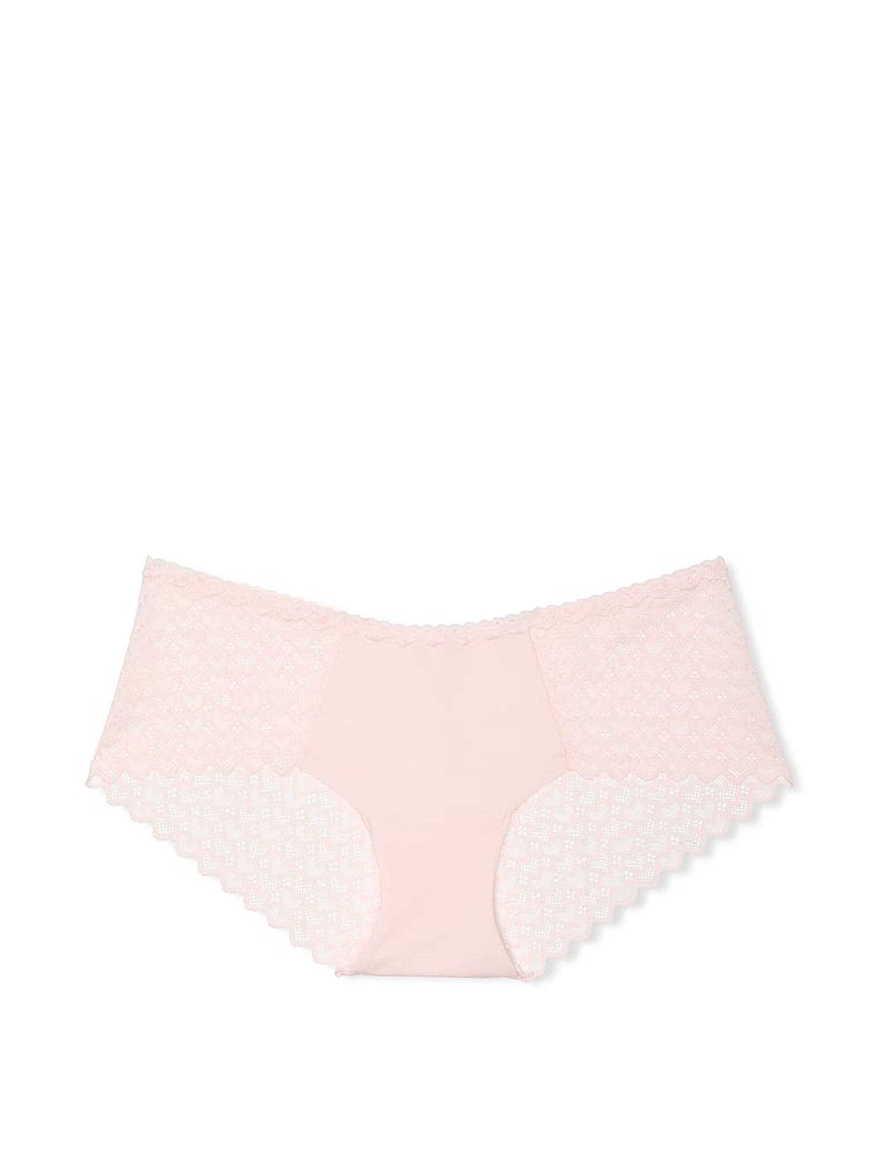 Angel Pink Hipster No Show Heart Lace Knickers - Image 3 of 3