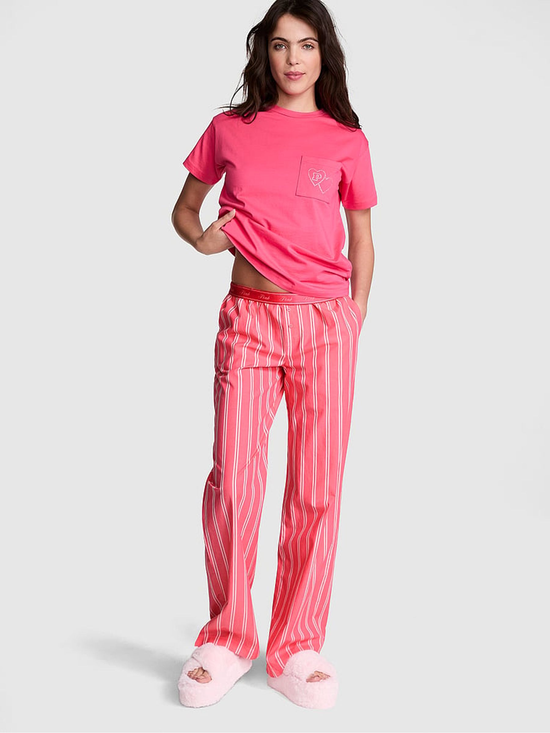 Double Bubble Pink Pyjama Trousers - Image 1 of 3