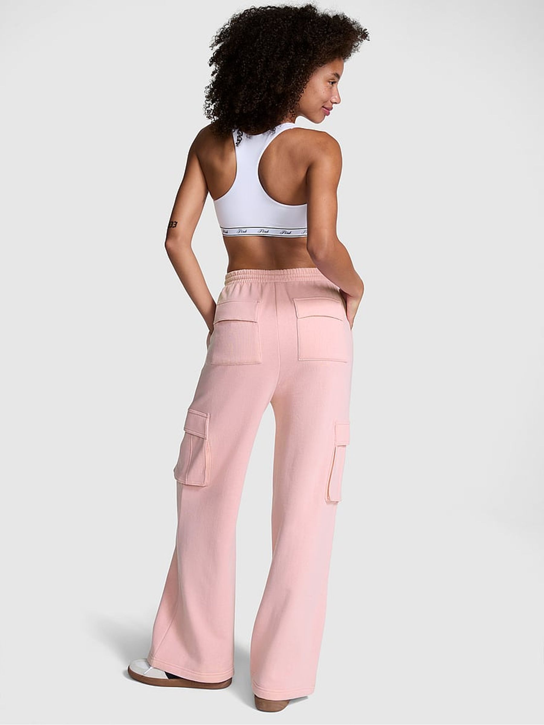 Dusk Pink Cargo Joggers - Image 2 of 3