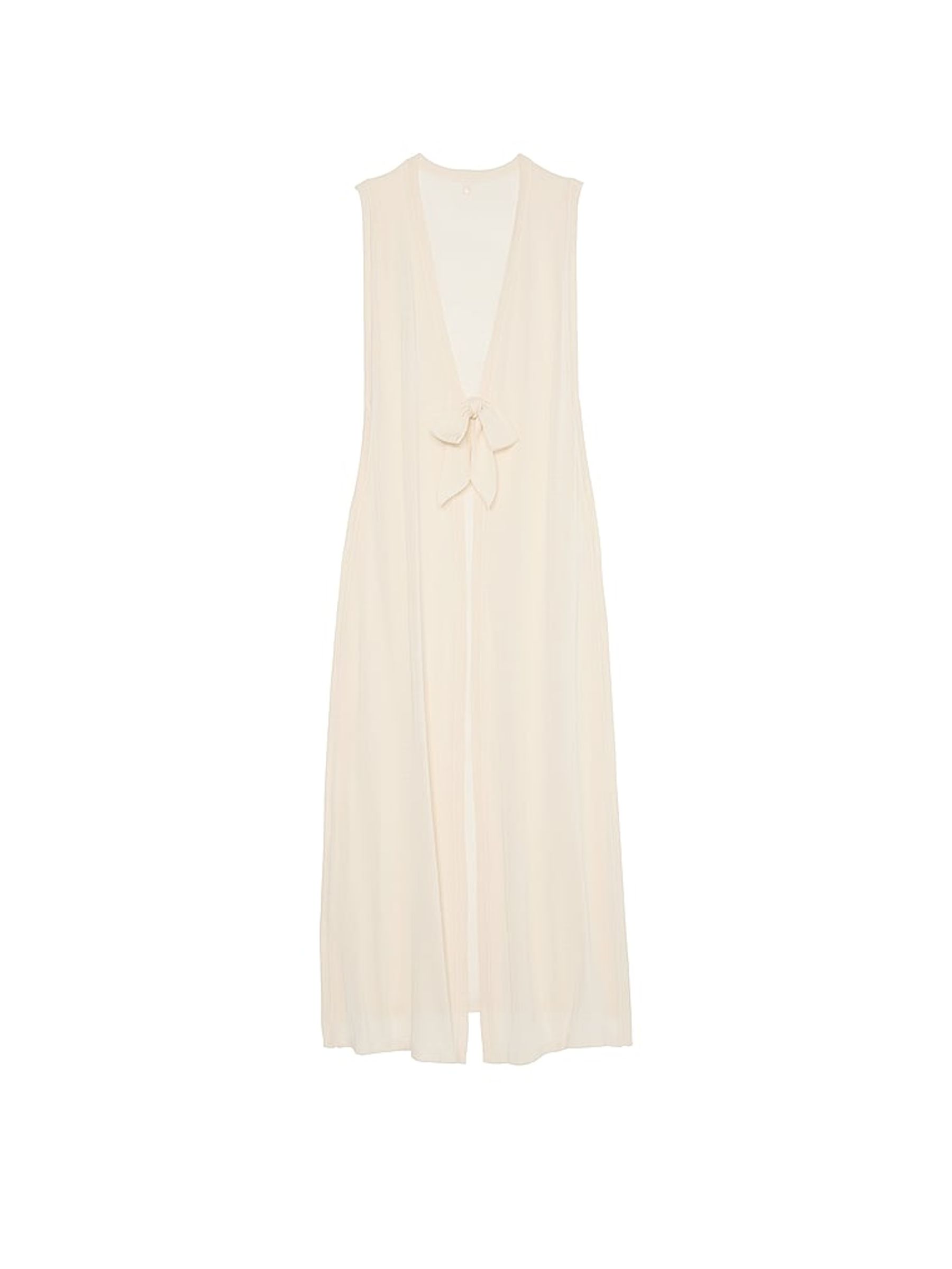 Candlelight White Bow Tie Maxi Cover Up - Image 3 of 3