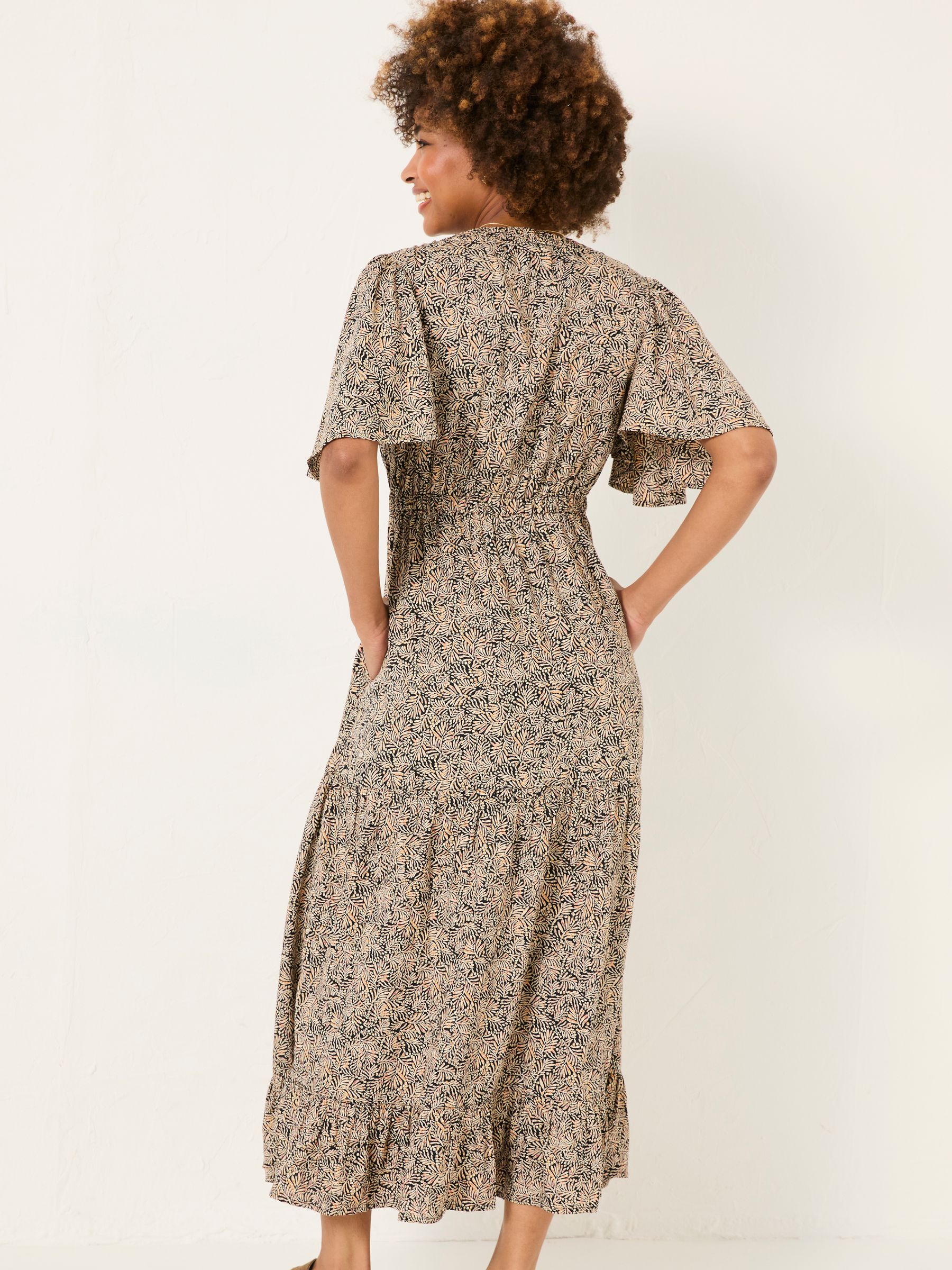 Black Grace Midi Dress - Image 3 of 6