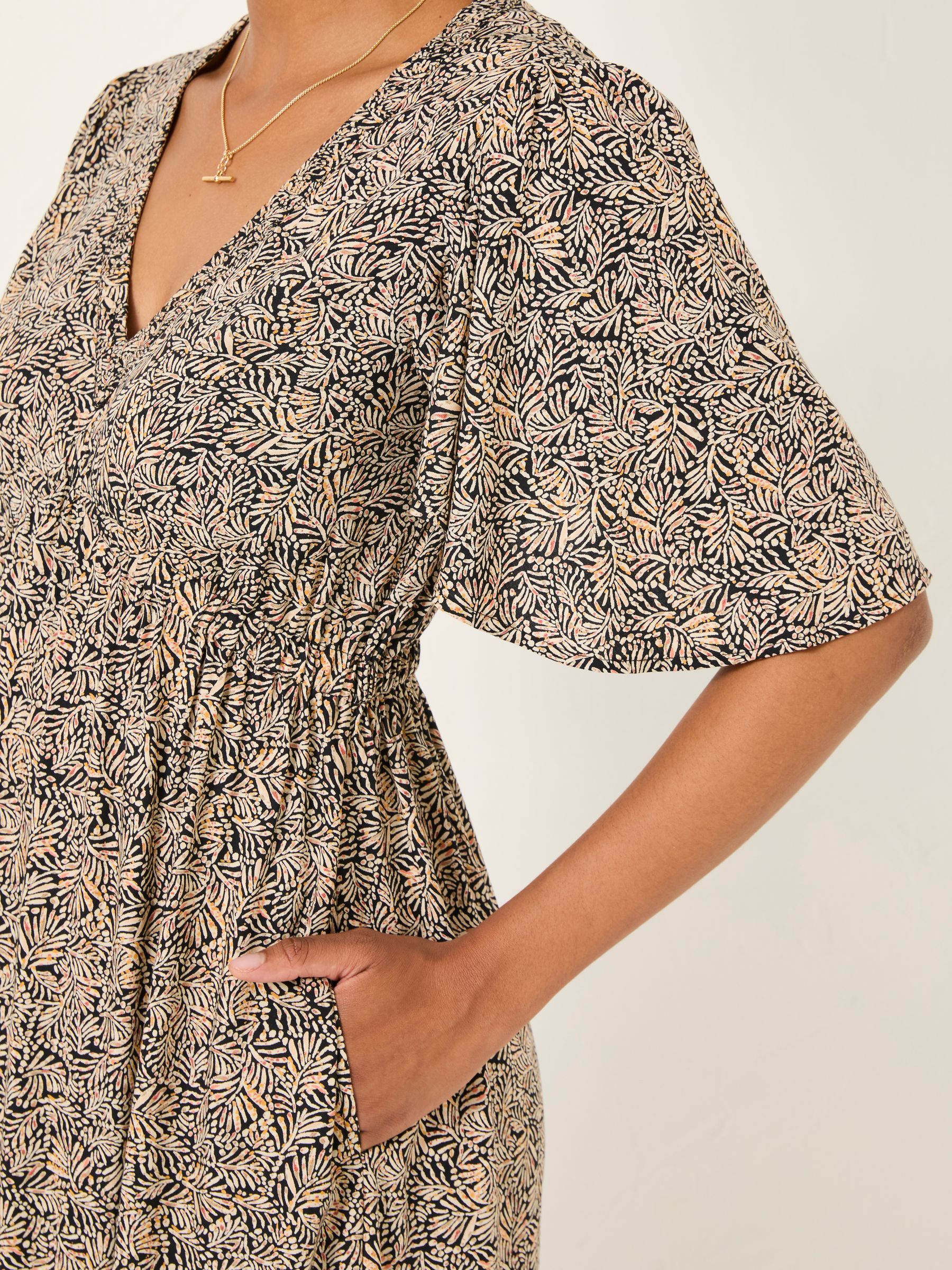 Black Grace Midi Dress - Image 5 of 6
