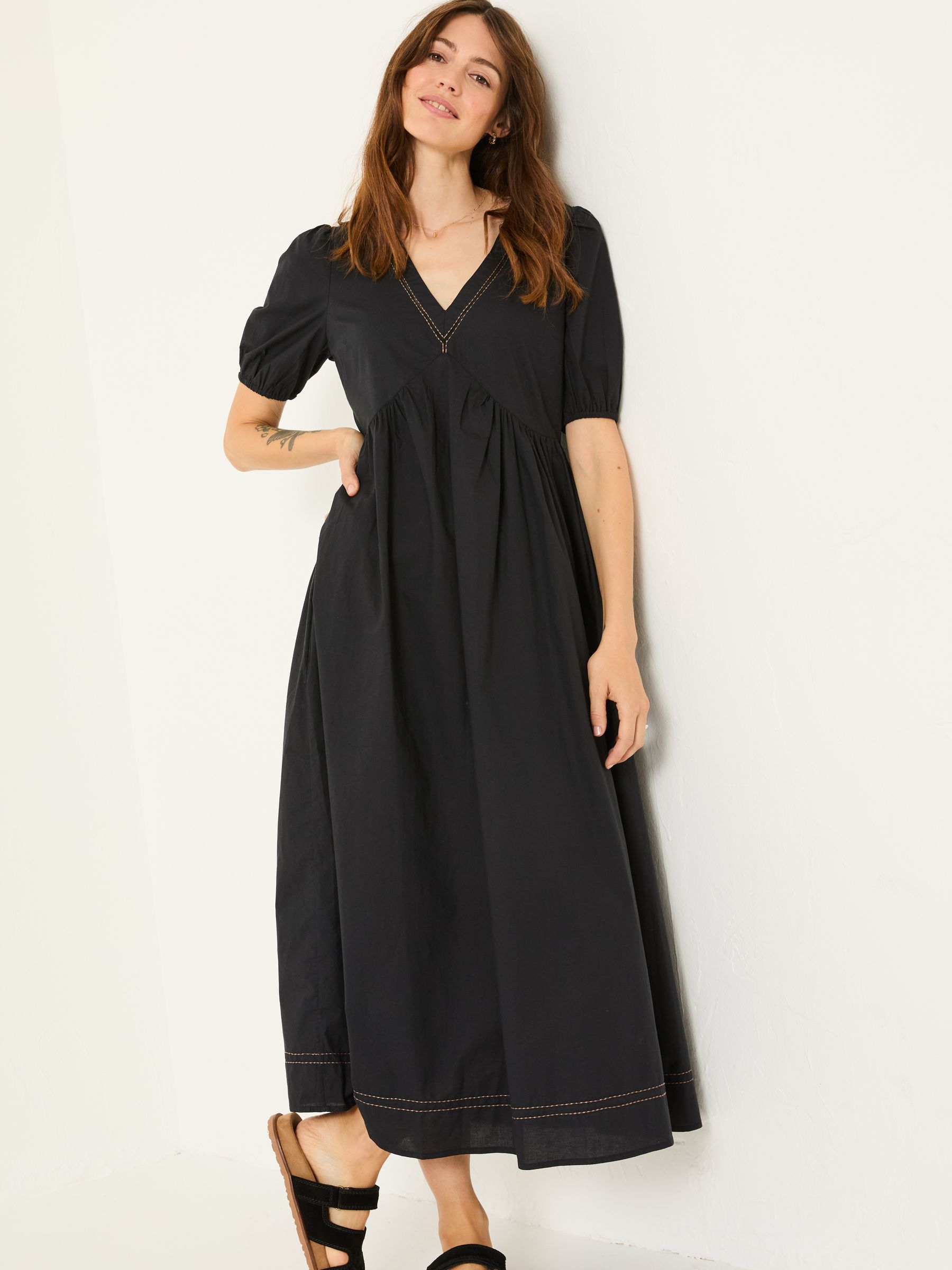 Black Remi Midi Dress - Image 3 of 5