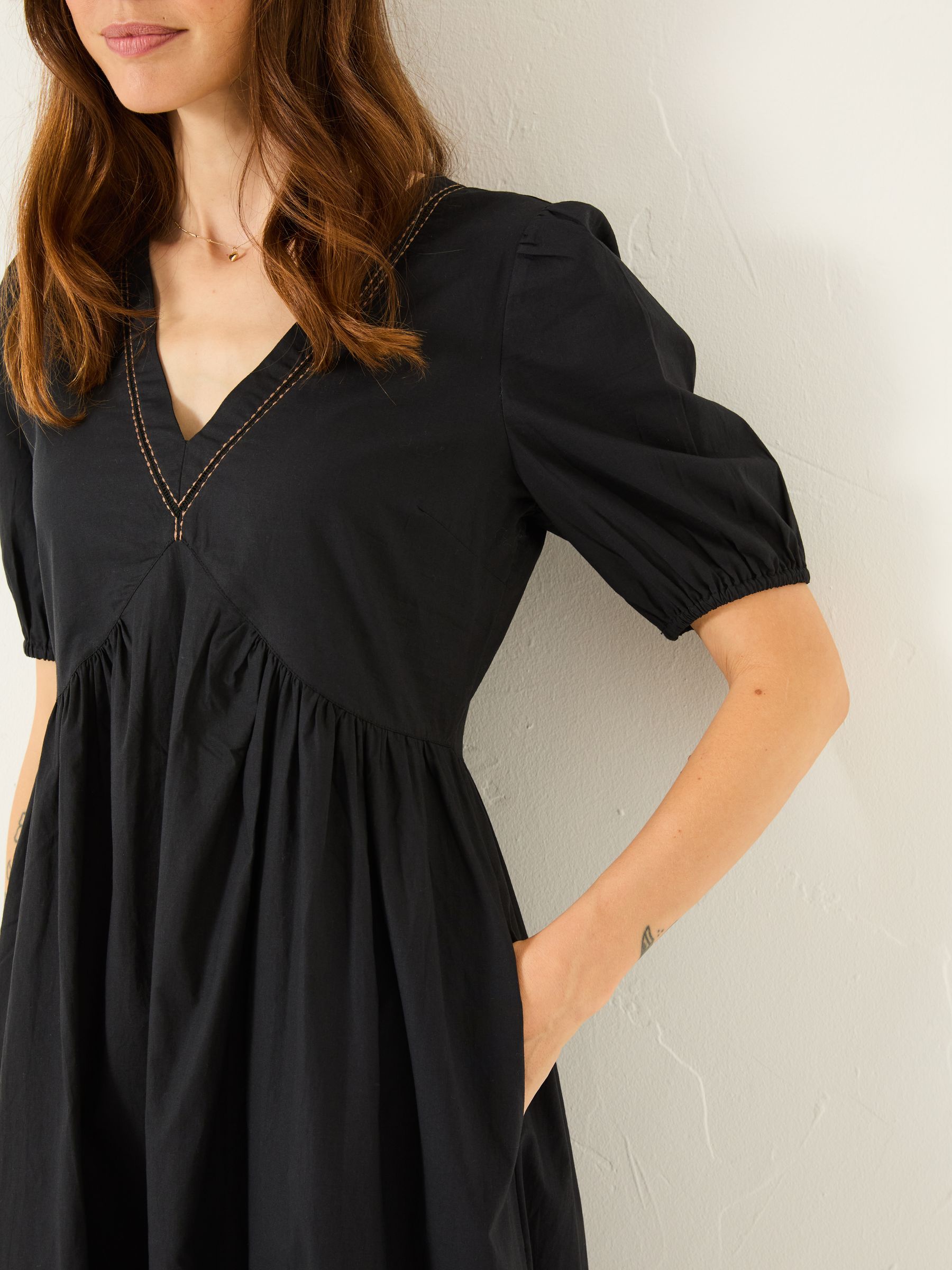 Black Remi Midi Dress - Image 4 of 5