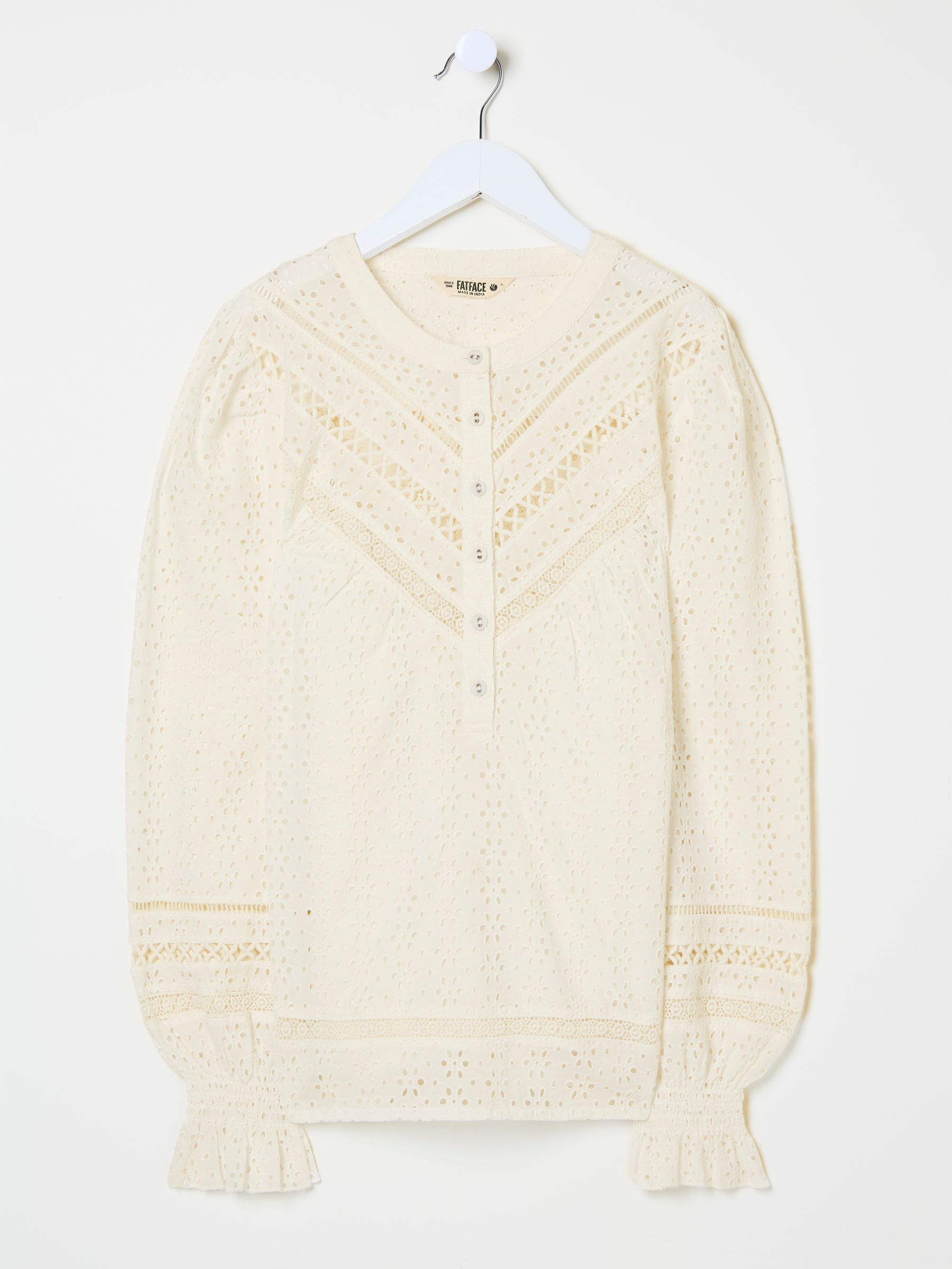 Ivory Bea Broderie Top - Image 10 of 10