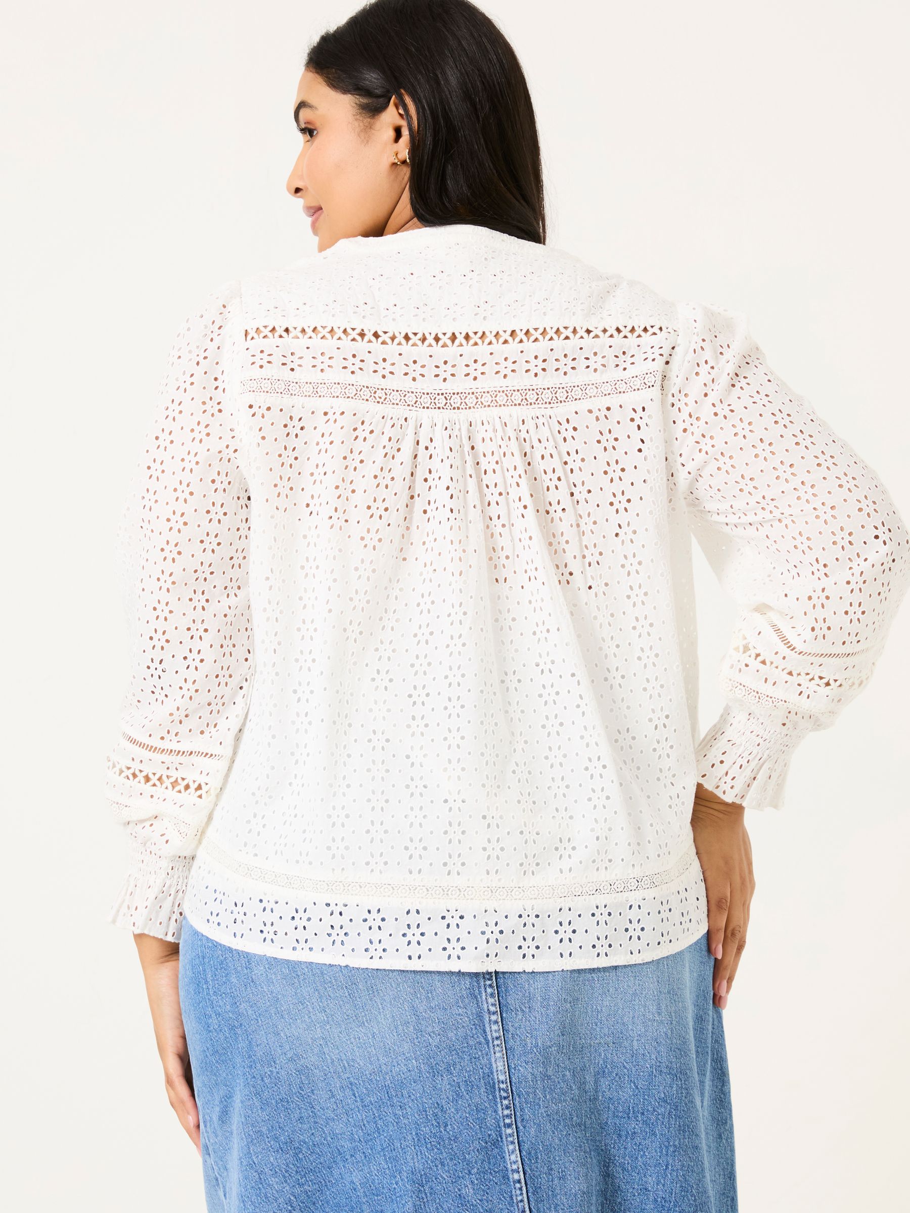 Ivory Bea Broderie Top - Image 6 of 10