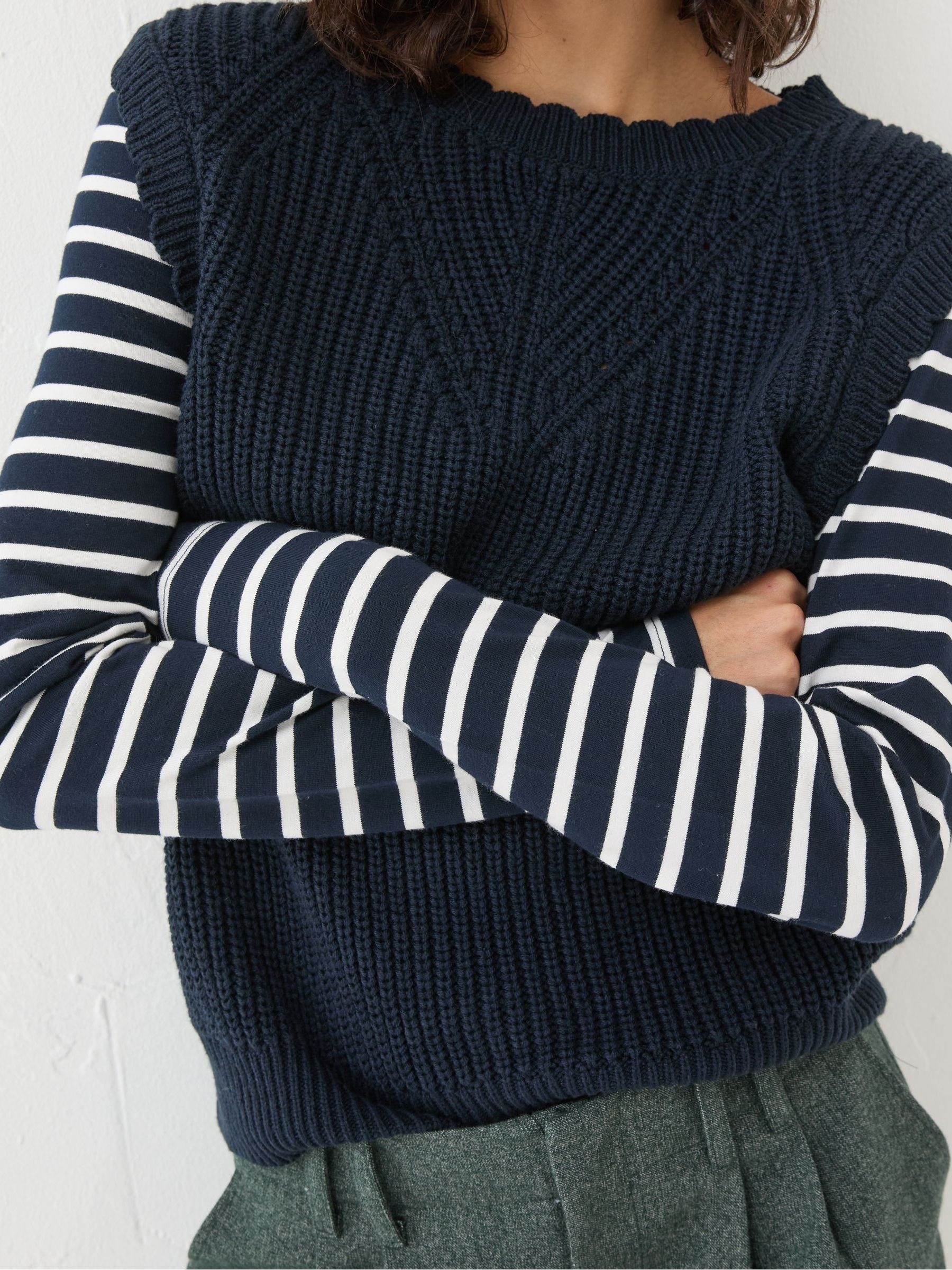 Navy Heidi 2-in-1 Tank Jersey - Image 4 of 5