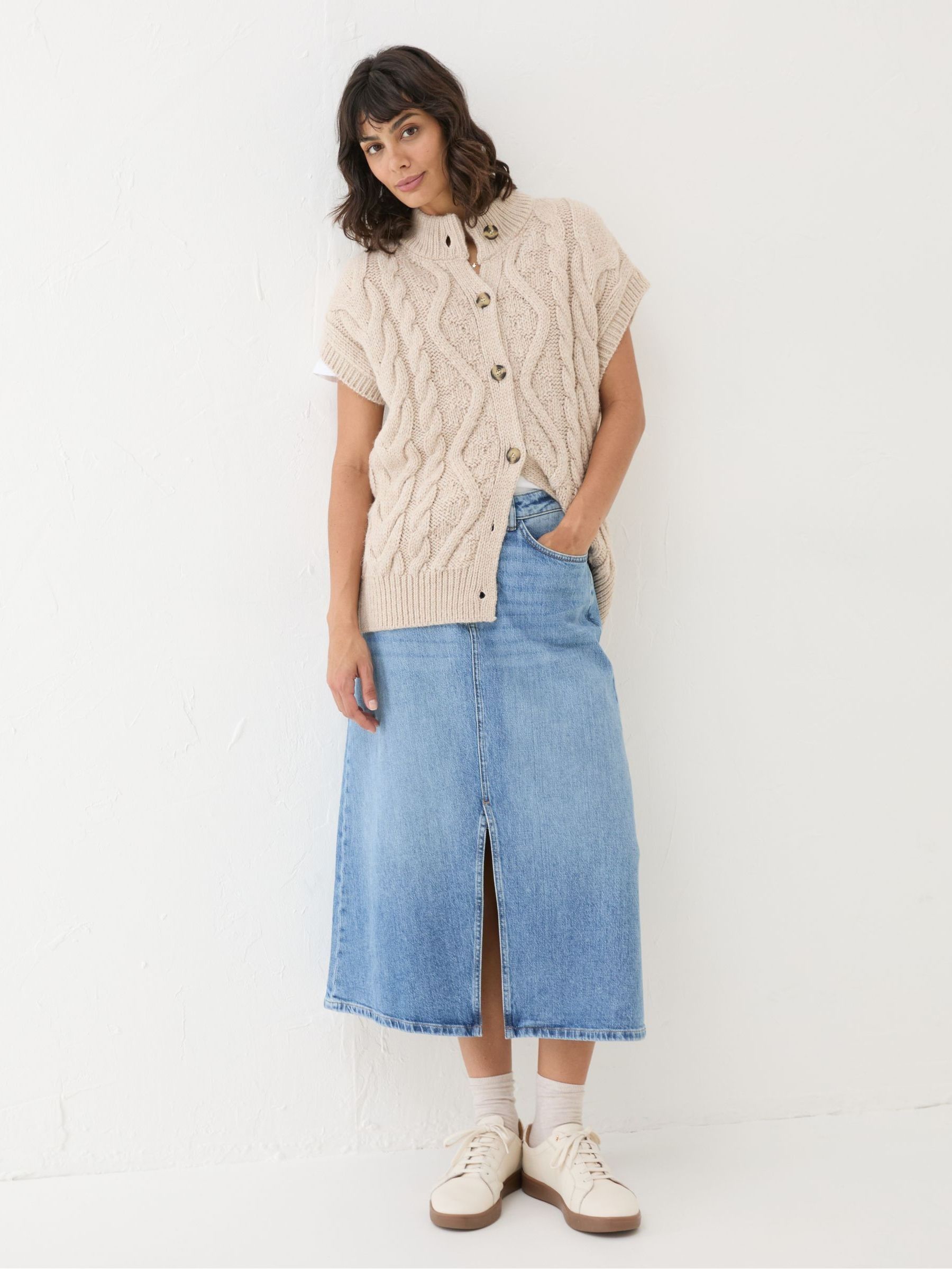 Neutral Livia Tank Cardigan - Image 3 of 5
