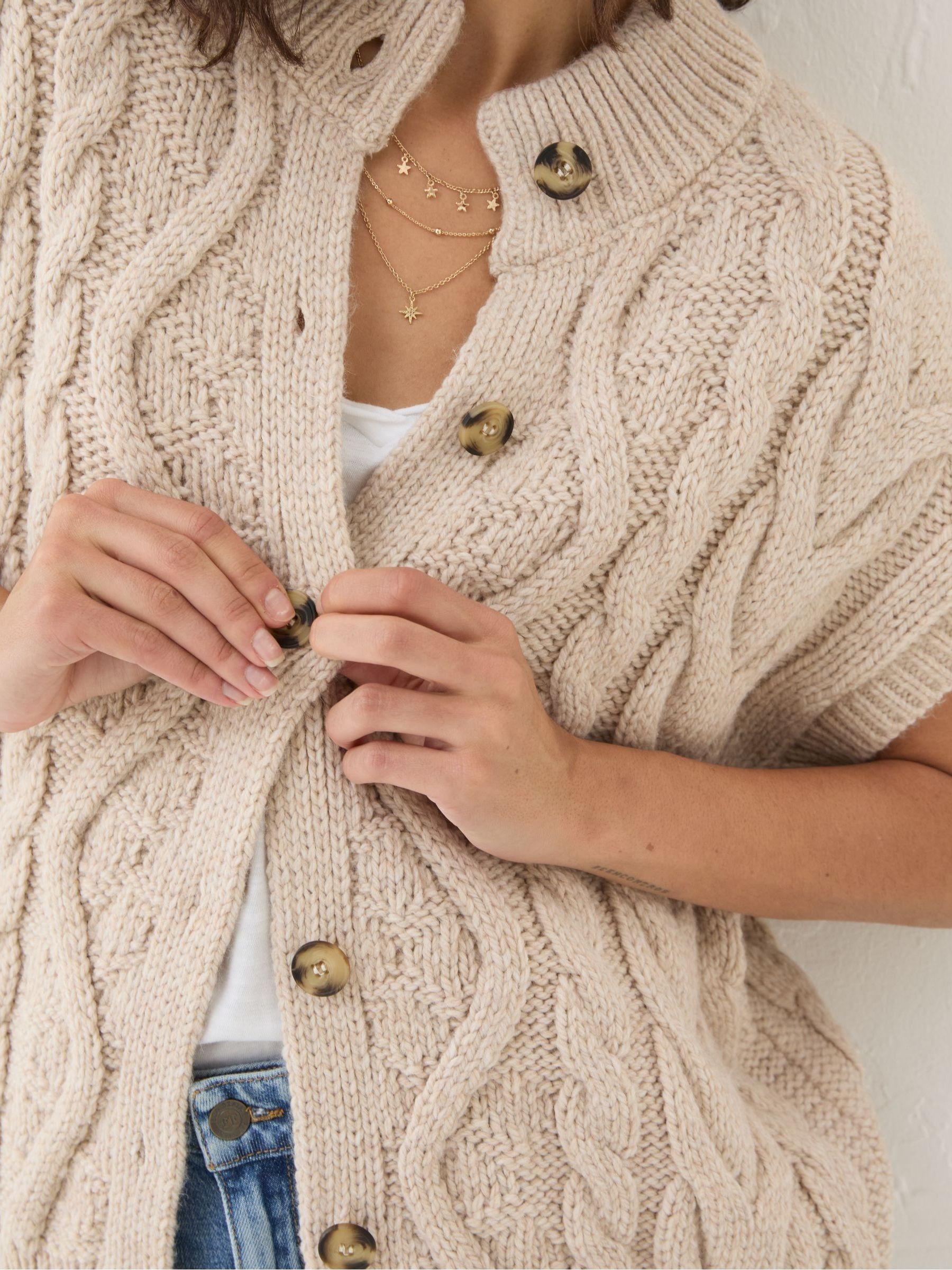Neutral Livia Tank Cardigan - Image 4 of 5