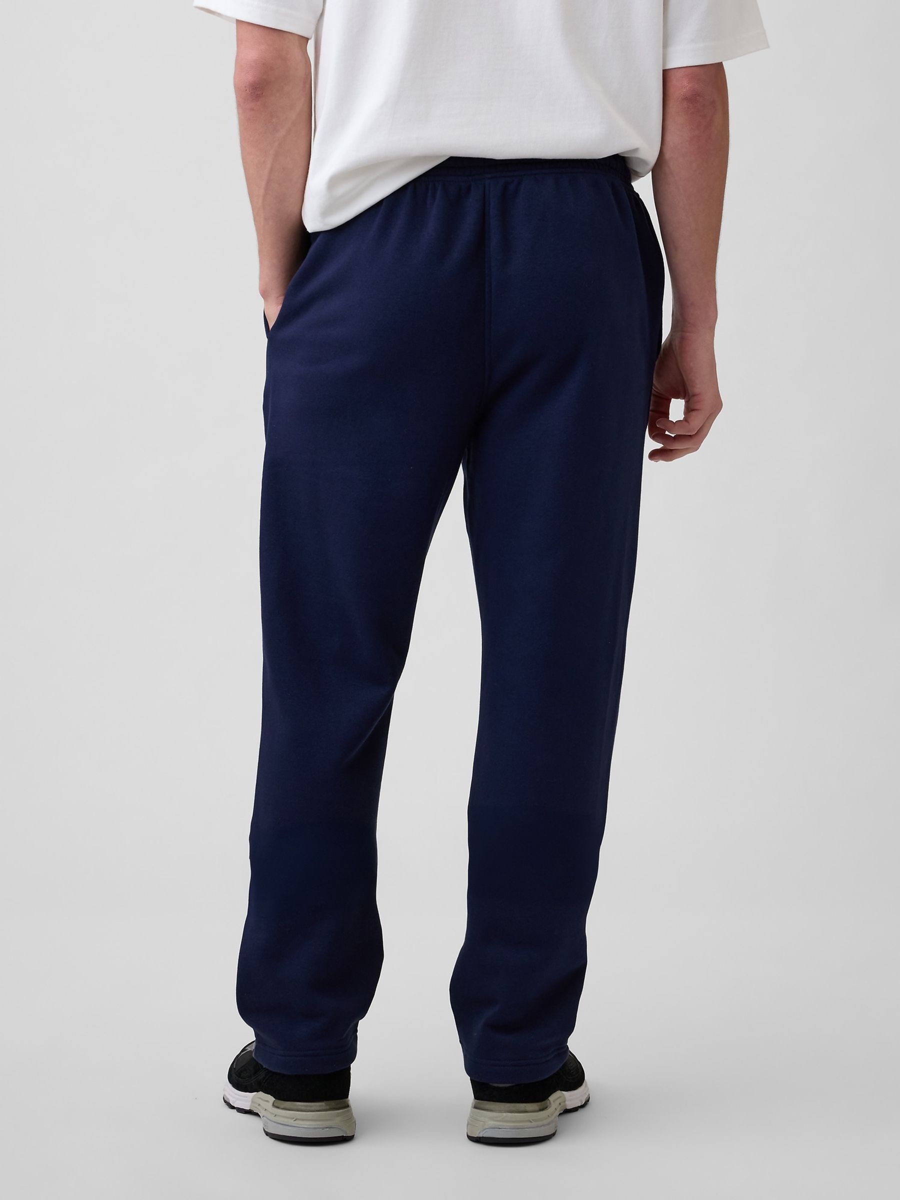 Navy Logo Straight-Leg Joggers - Image 2 of 4