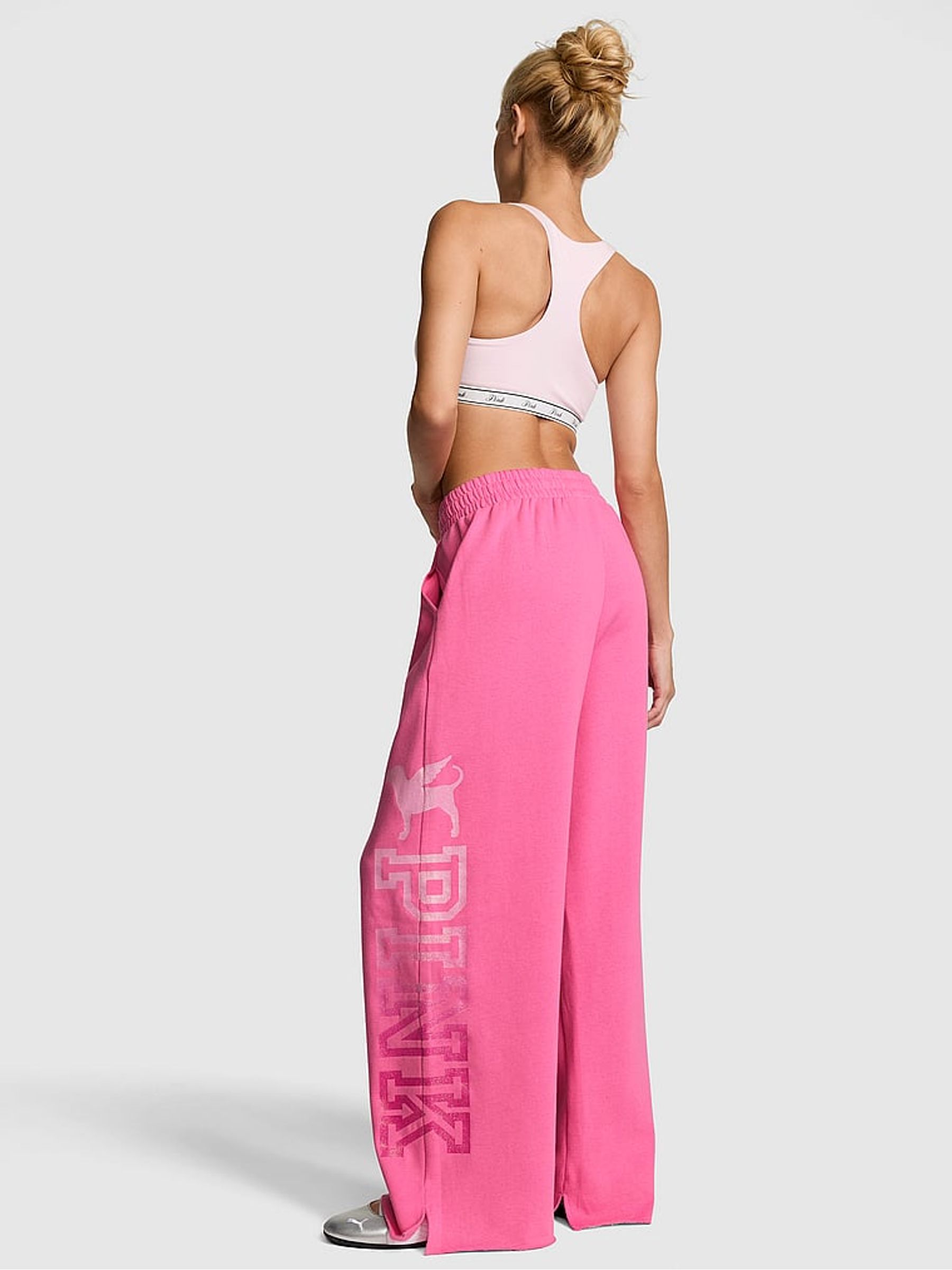 Hollywood Pink Backstage Fleece Joggers - Image 2 of 3 Hollywood Pink Backstage Fleece Joggers - Image 2 of 3