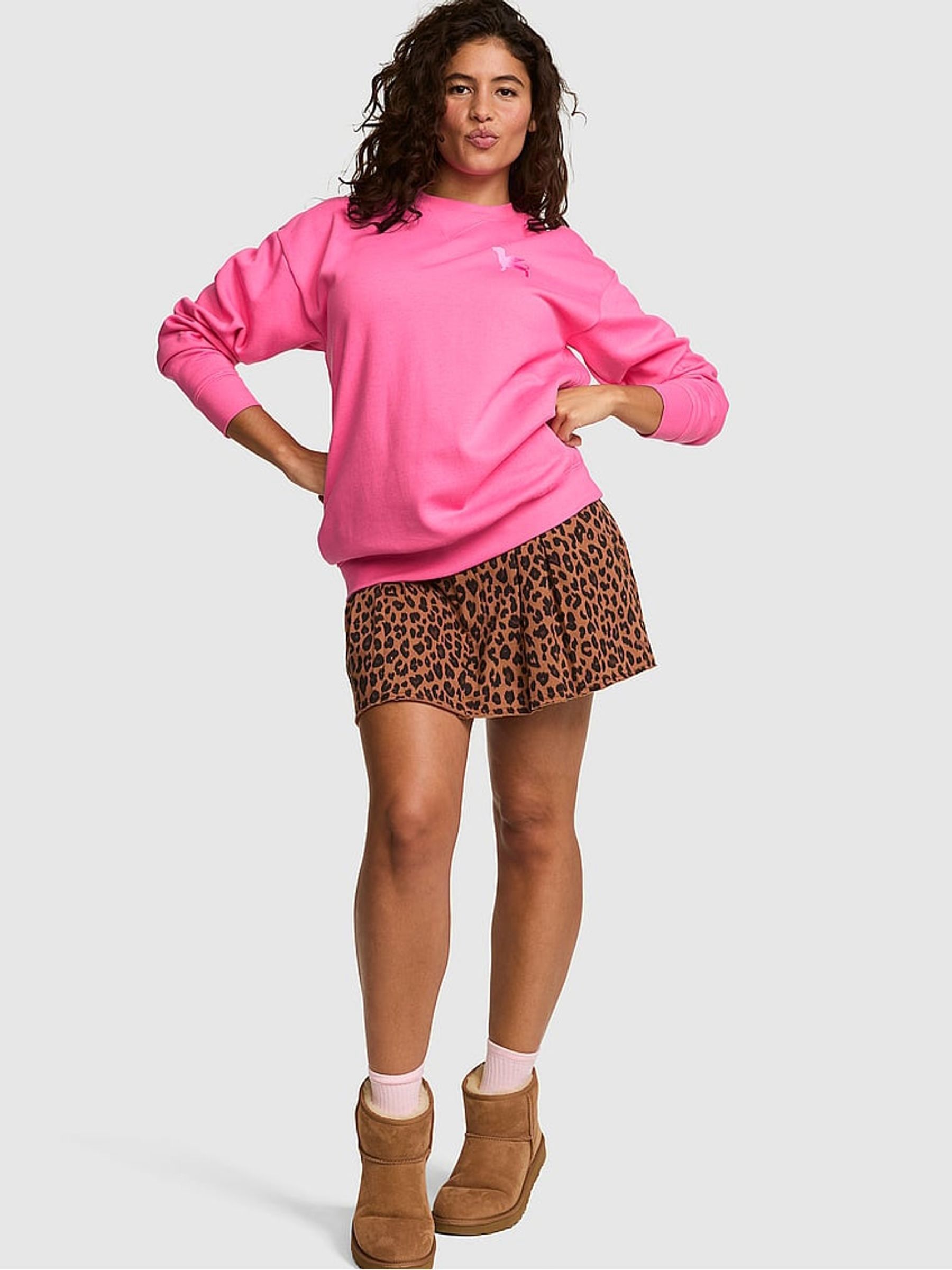 Hollywood Pink Backstage Fleece Sweatshirt - Image 3 of 3