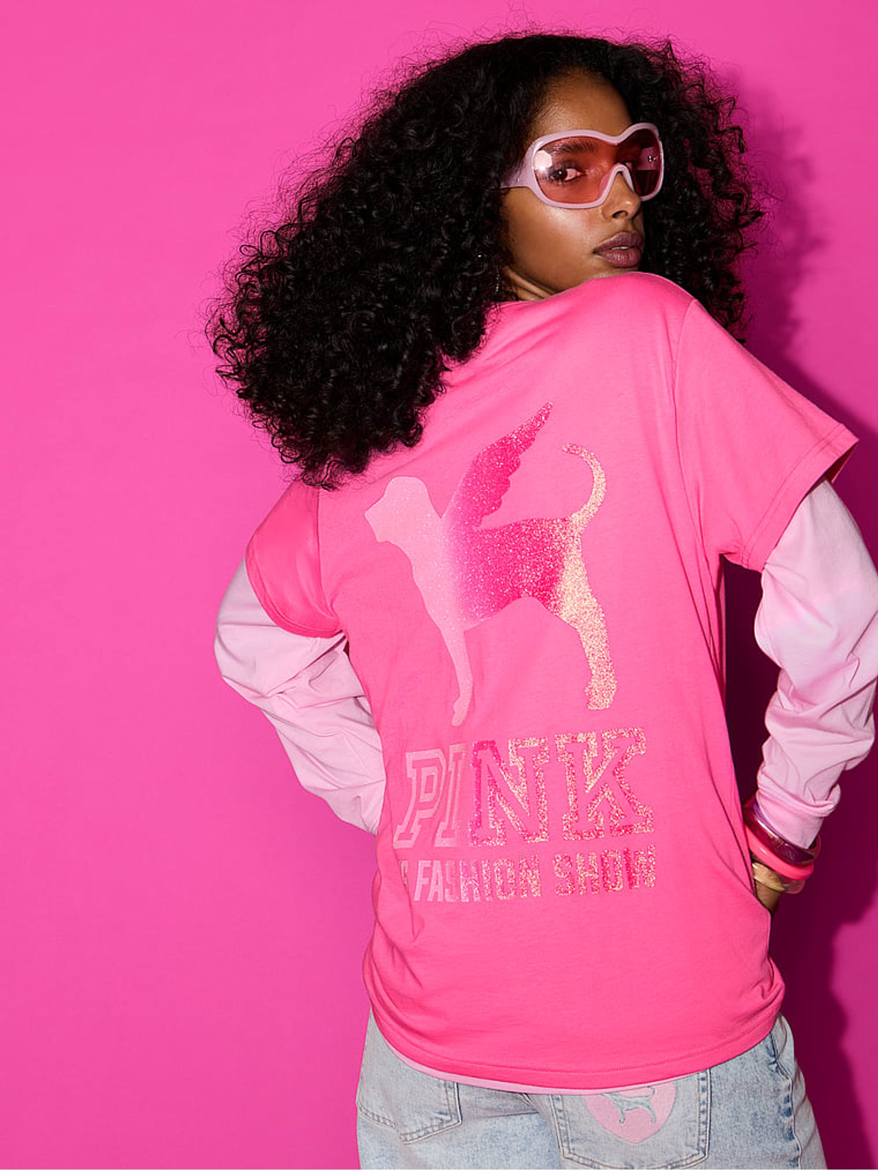 Hollywood Pink Backstage T-Shirt - Image 1 of 3