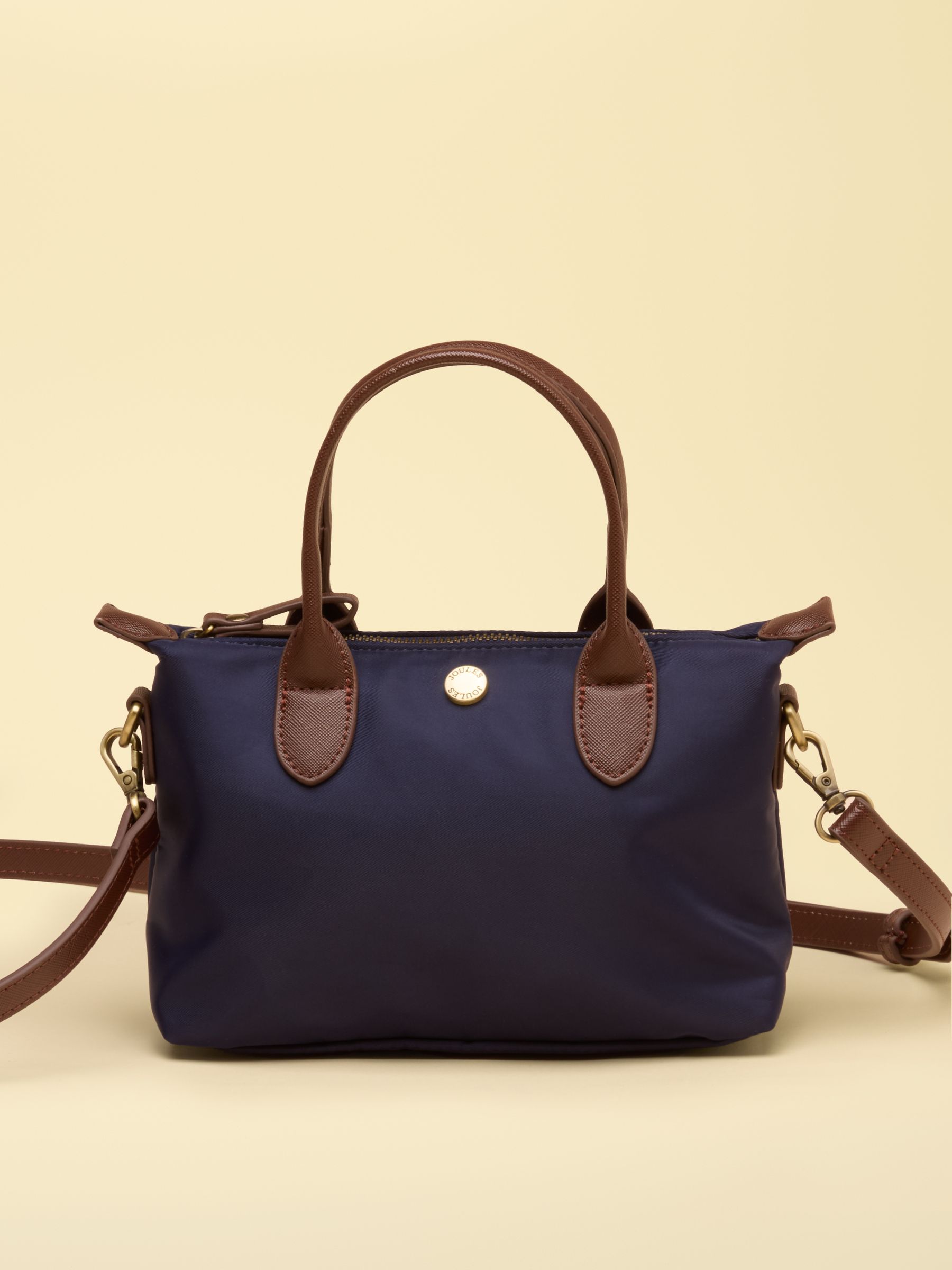 Mini Navy Crossbody Handbag - Image 1 of 8 Mini Navy Crossbody Handbag - Image 1 of 8