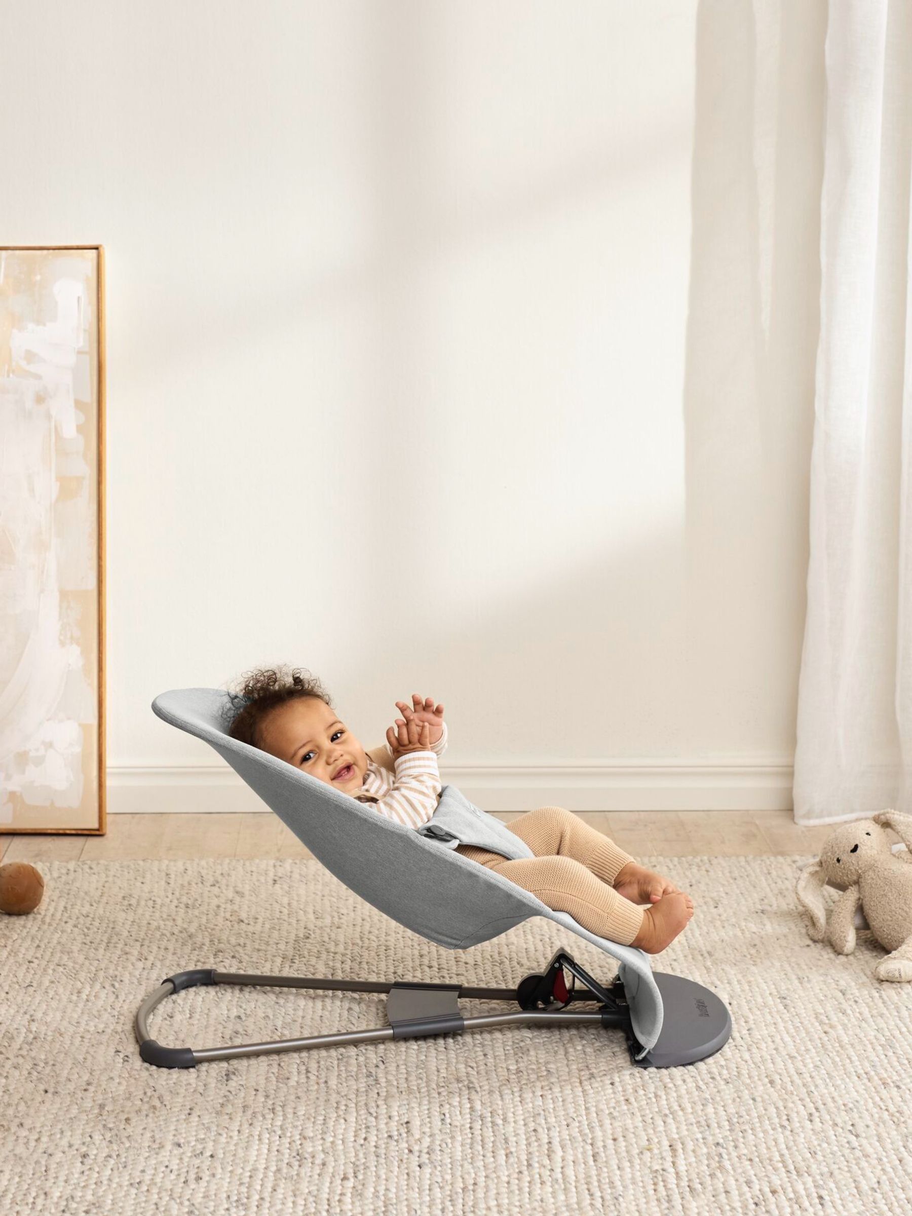 BabyBjörn Light Grey Baby Bouncer Bliss 3D Jersey - Image 2 of 6