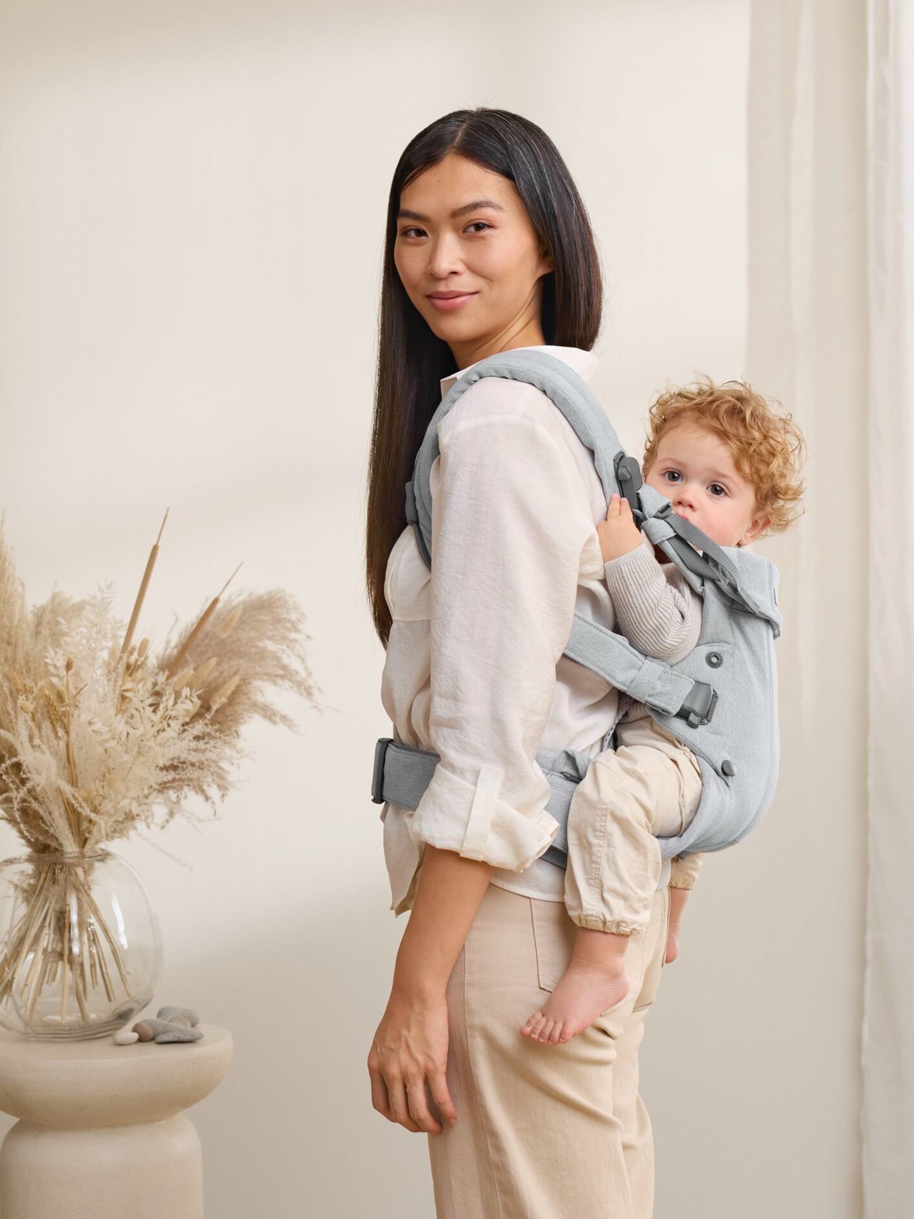BabyBjörn Light Grey Baby Carrier Harmony Woven Mélangé - Image 2 of 6