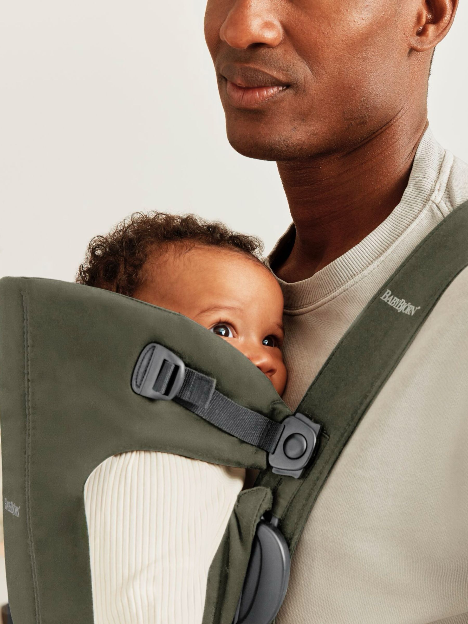 BabyBjörn Dark Green Baby Carrier Mini Woven - Image 3 of 6