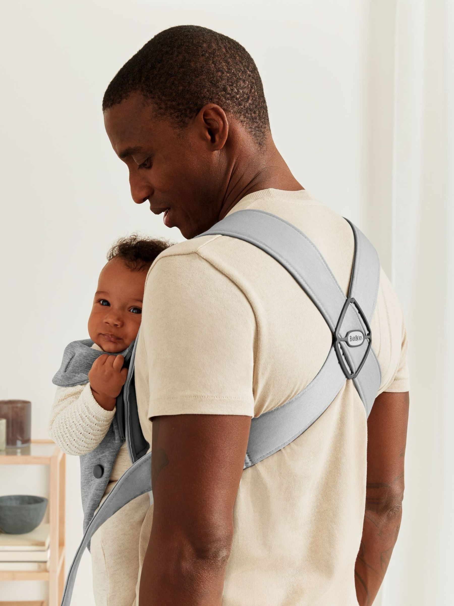 BabyBjörn Light Grey Baby Carrier Mini Woven - Image 3 of 6
