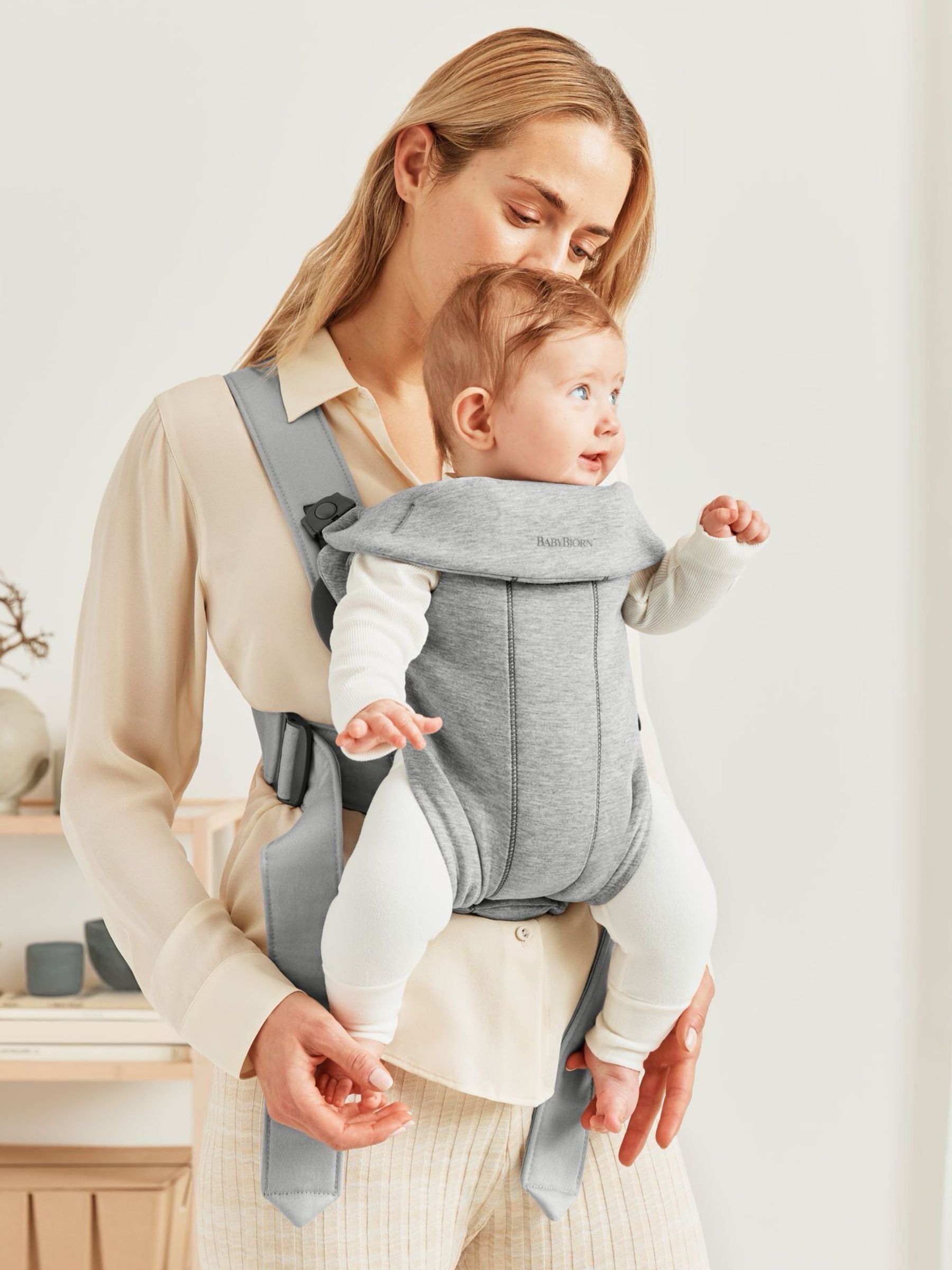 BabyBjörn Light Grey Baby Carrier Mini Woven - Image 4 of 6