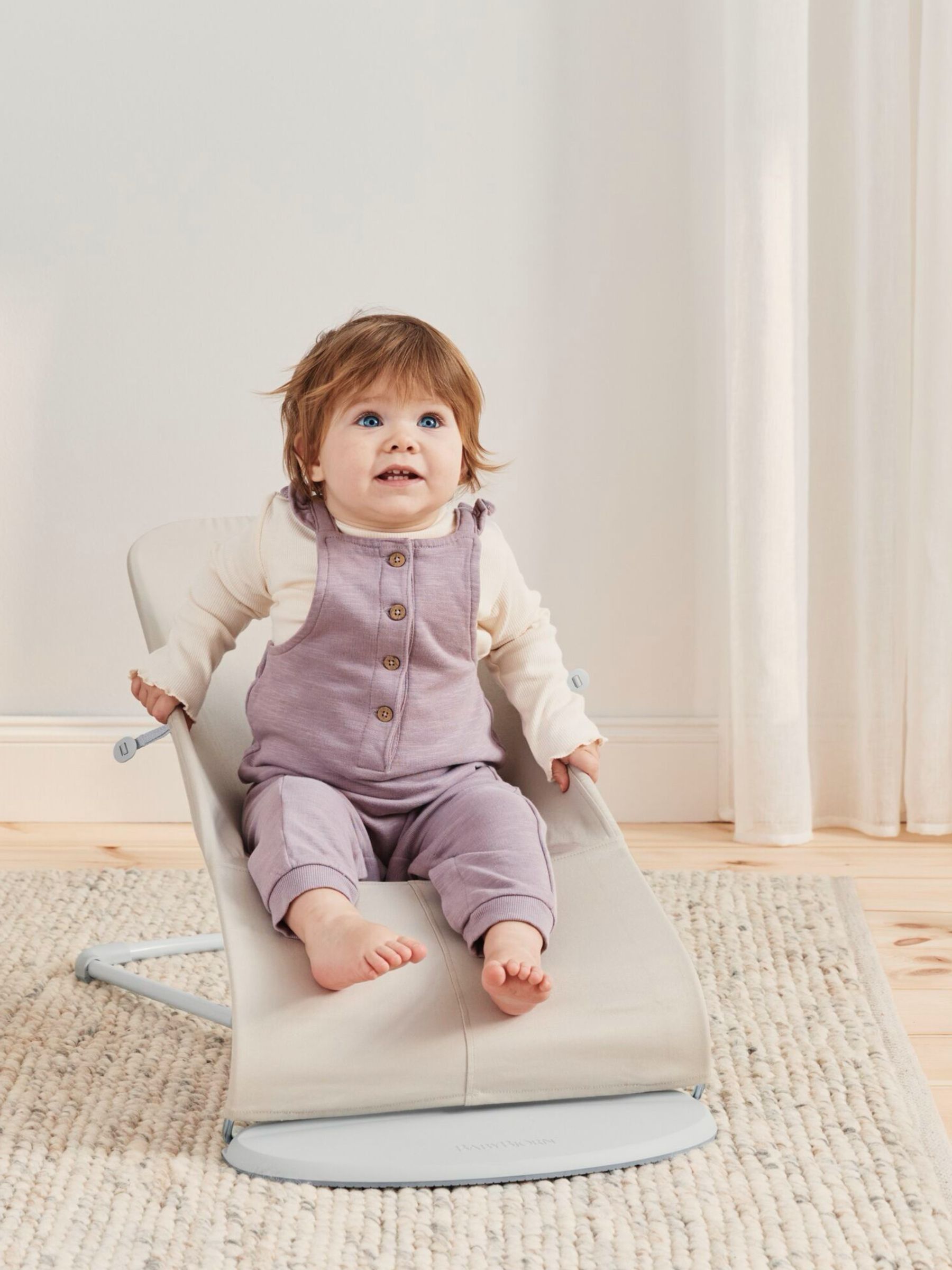 BabyBjörn Light Beige Baby Bouncer Bliss 3D Jersey - Image 3 of 6