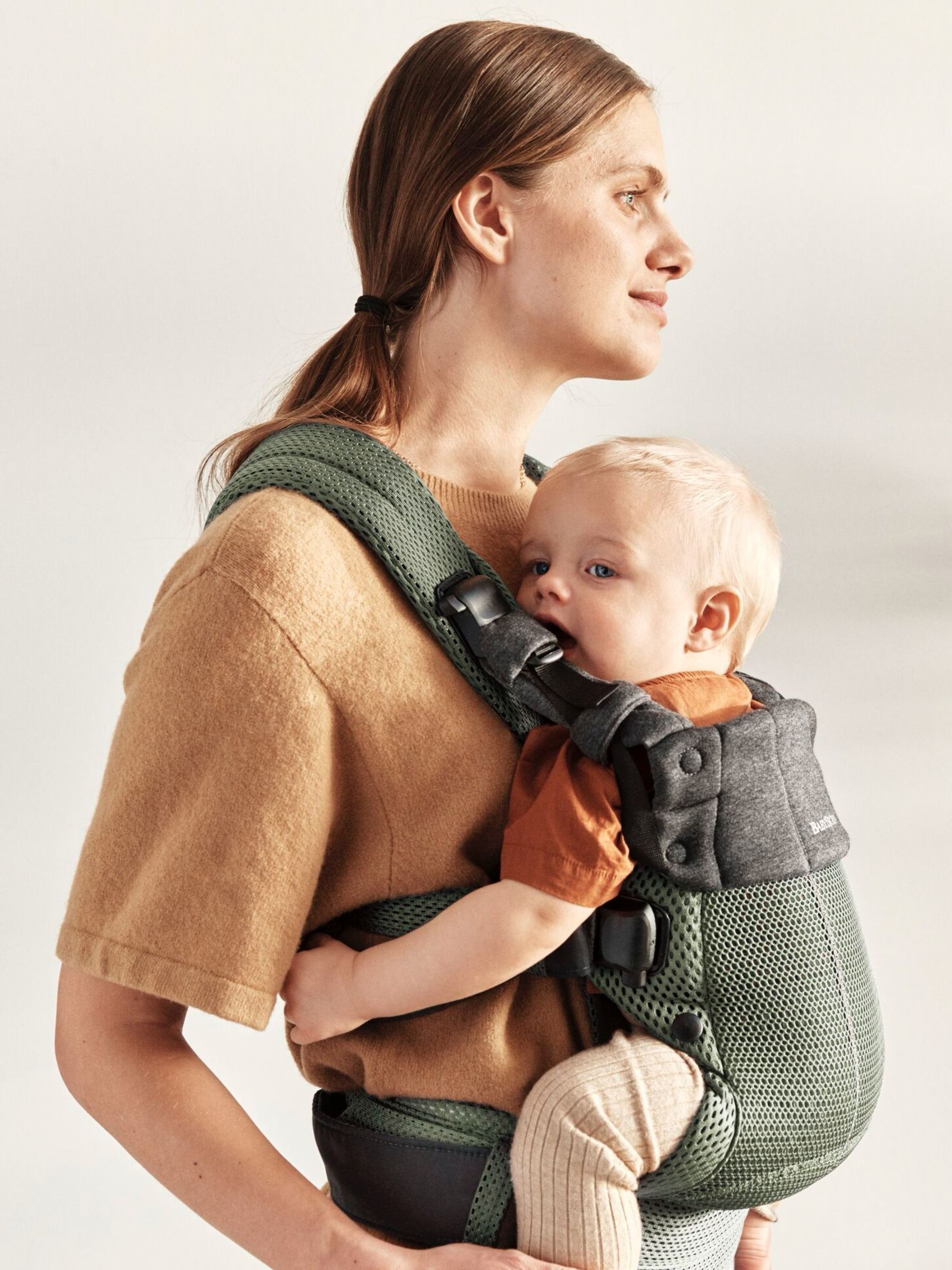 BabyBjörn Mesh Green Baby Carrier Harmony 3D - Image 2 of 6