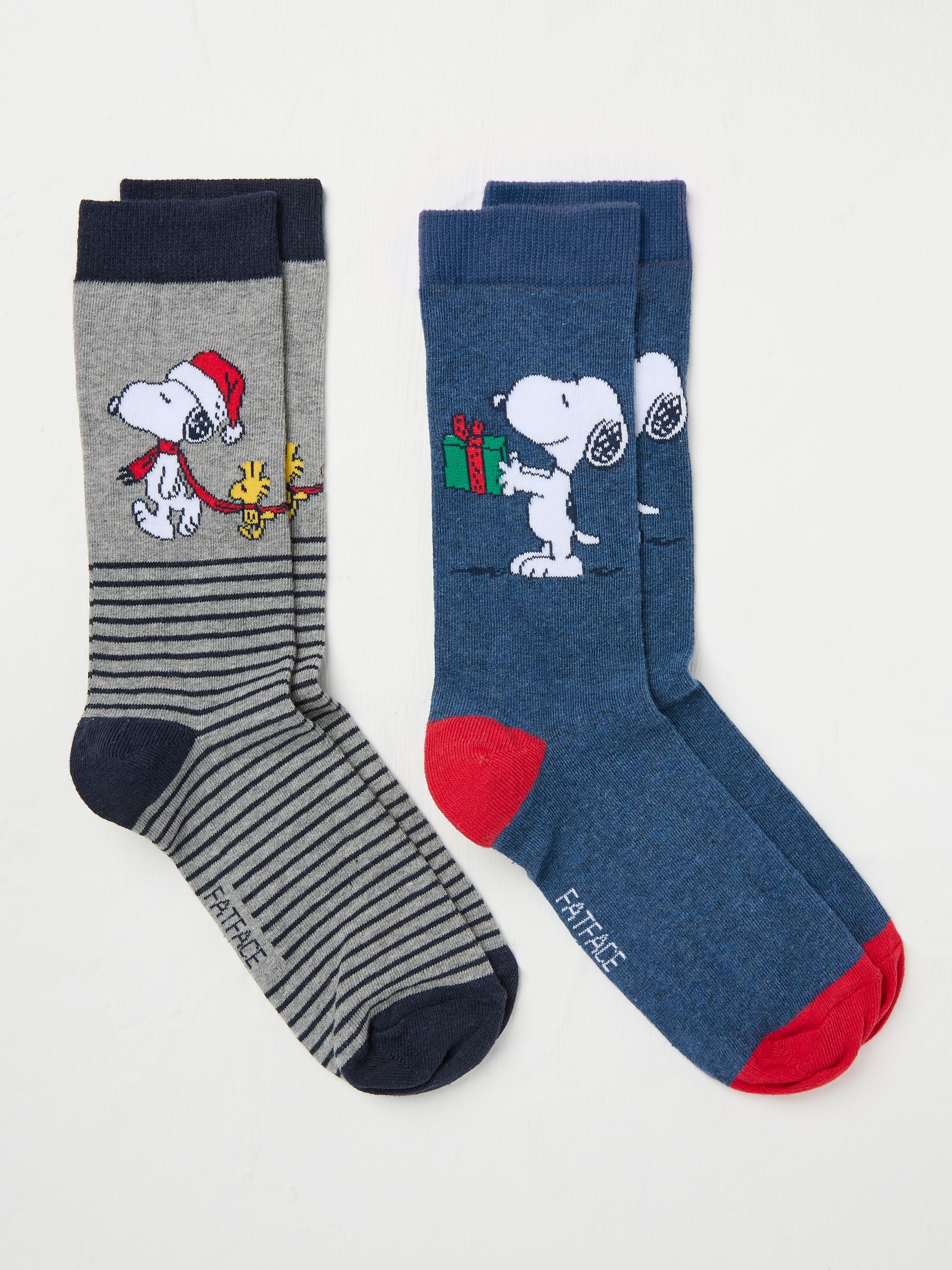 Multicolour Snoopy Socks 2 Pack - Image 1 of 2