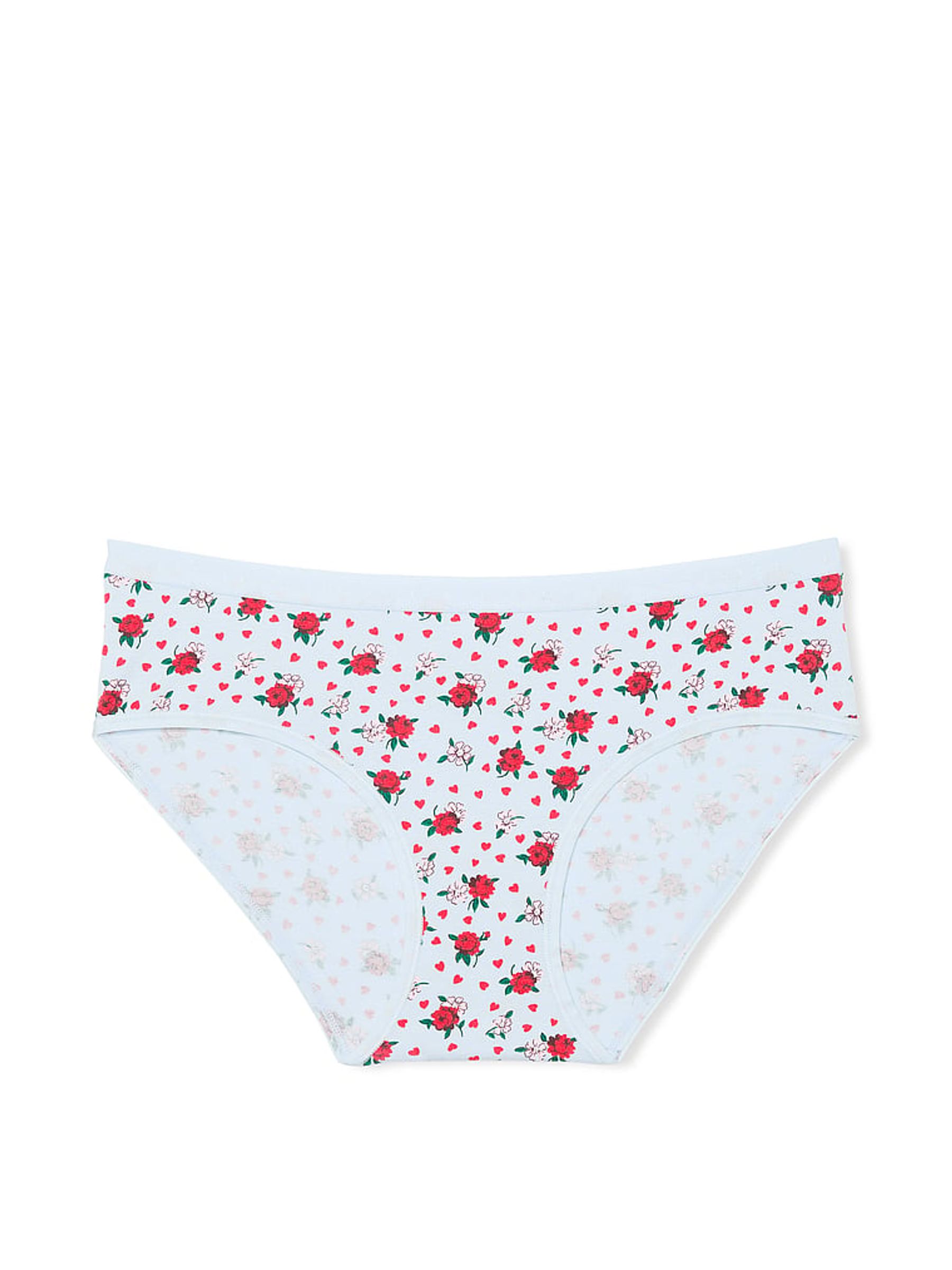 Blue Floral Heart Hipster Knickers - Image 3 of 3