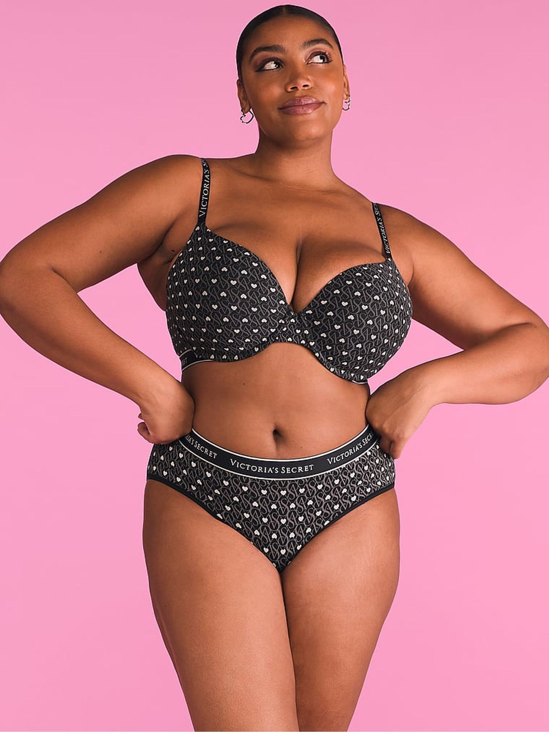 Black Hearts Hipster Knickers - Image 1 of 2