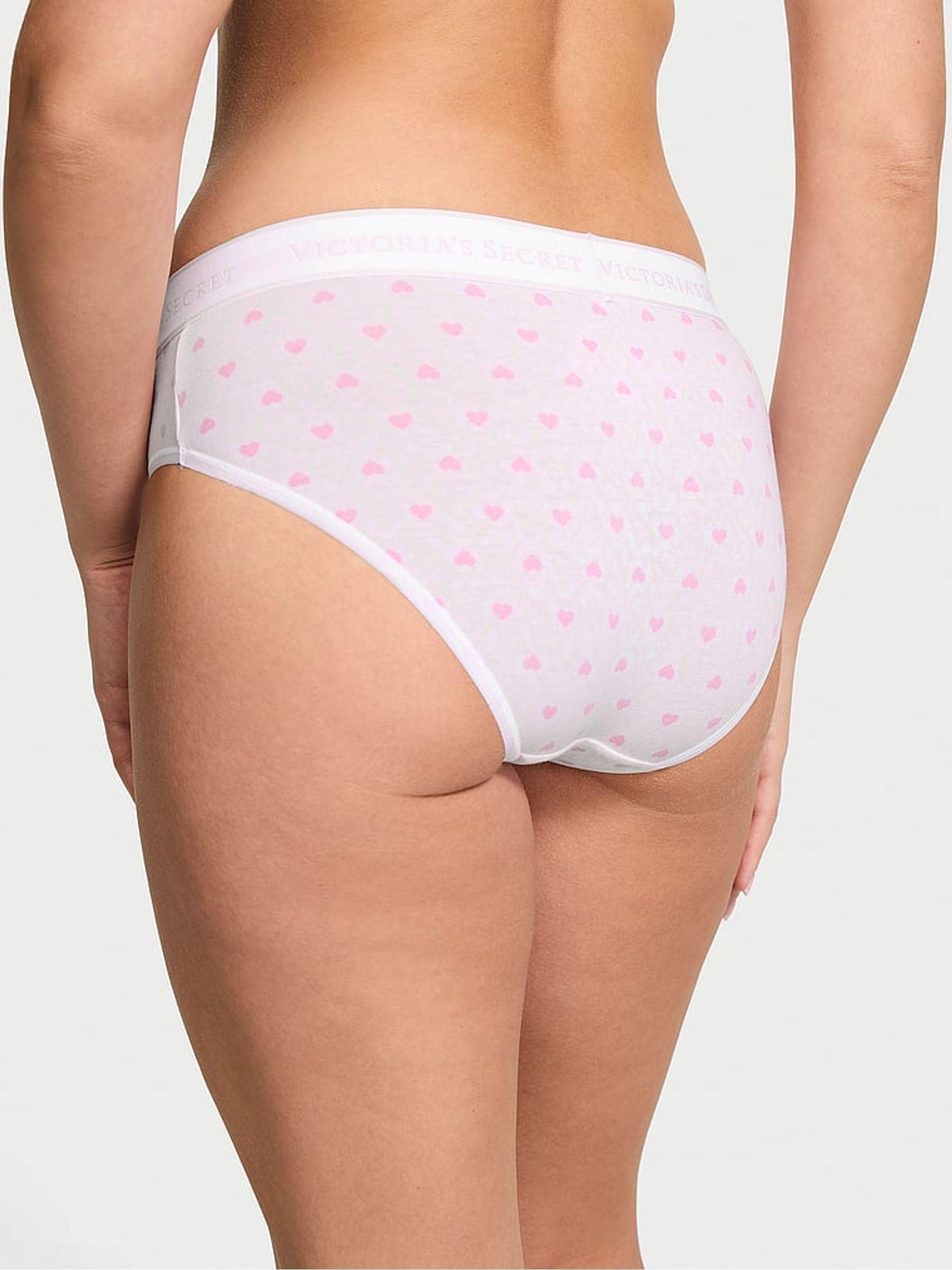 White Hearts Hipster Knickers - Image 2 of 3
