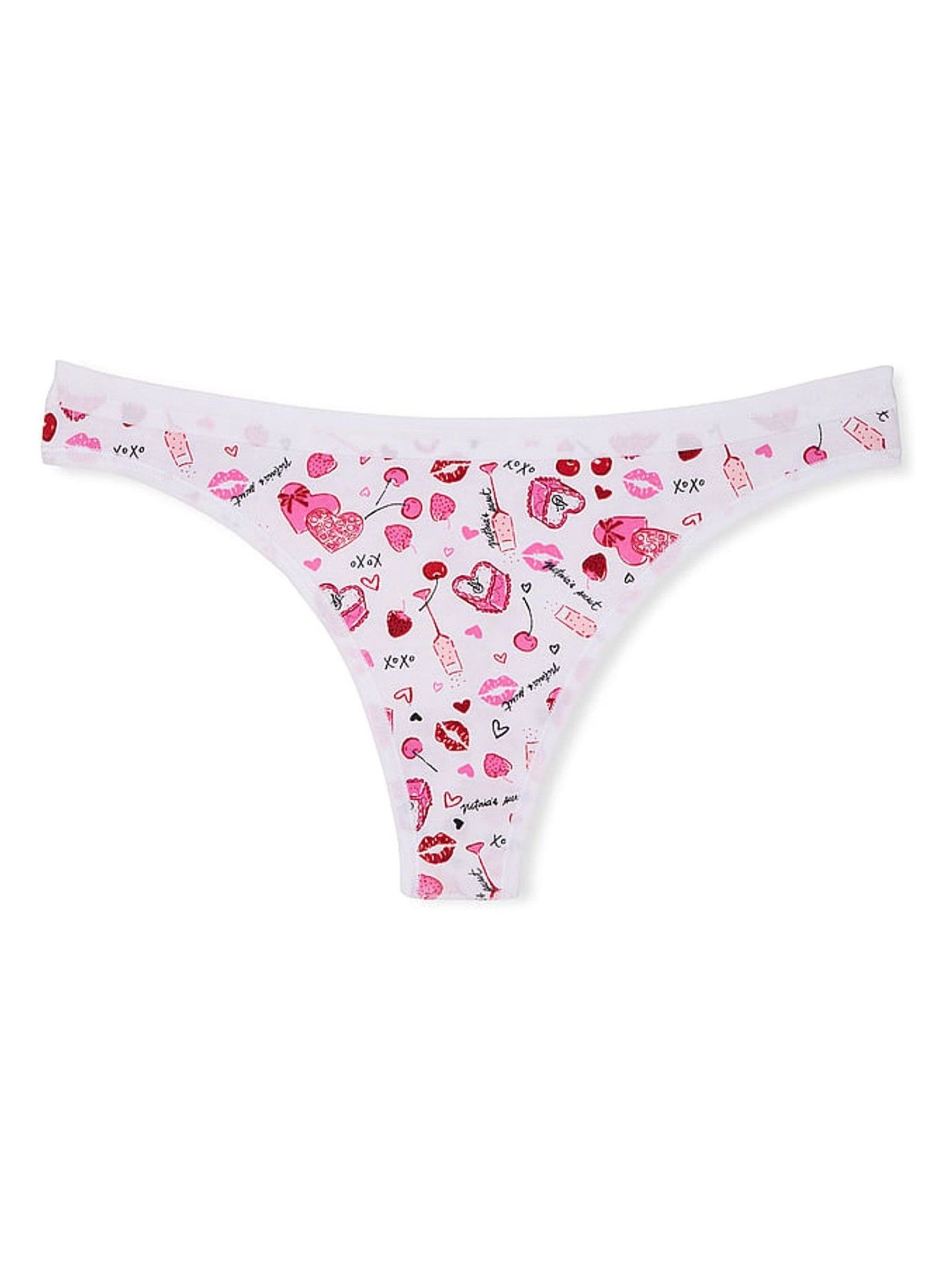 White Valentines Thong Knickers - Image 3 of 3